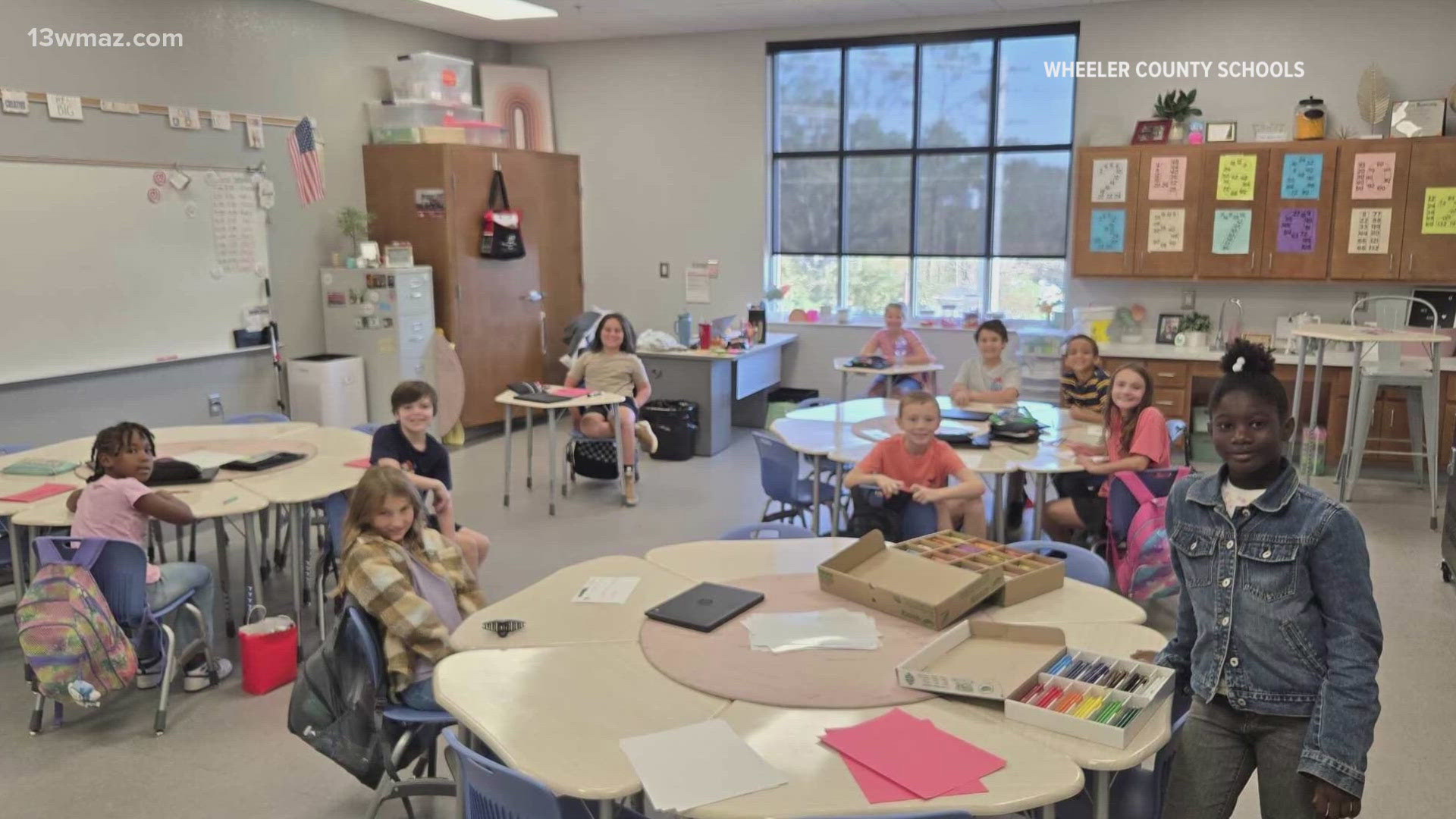 Students were back in the classroom on Monday after Hurricane Helene ravaged the community