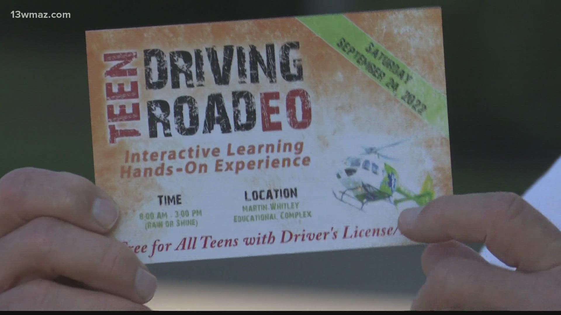 The event teaches teens about the dangers of driving, along with the consequences of reckless driving.