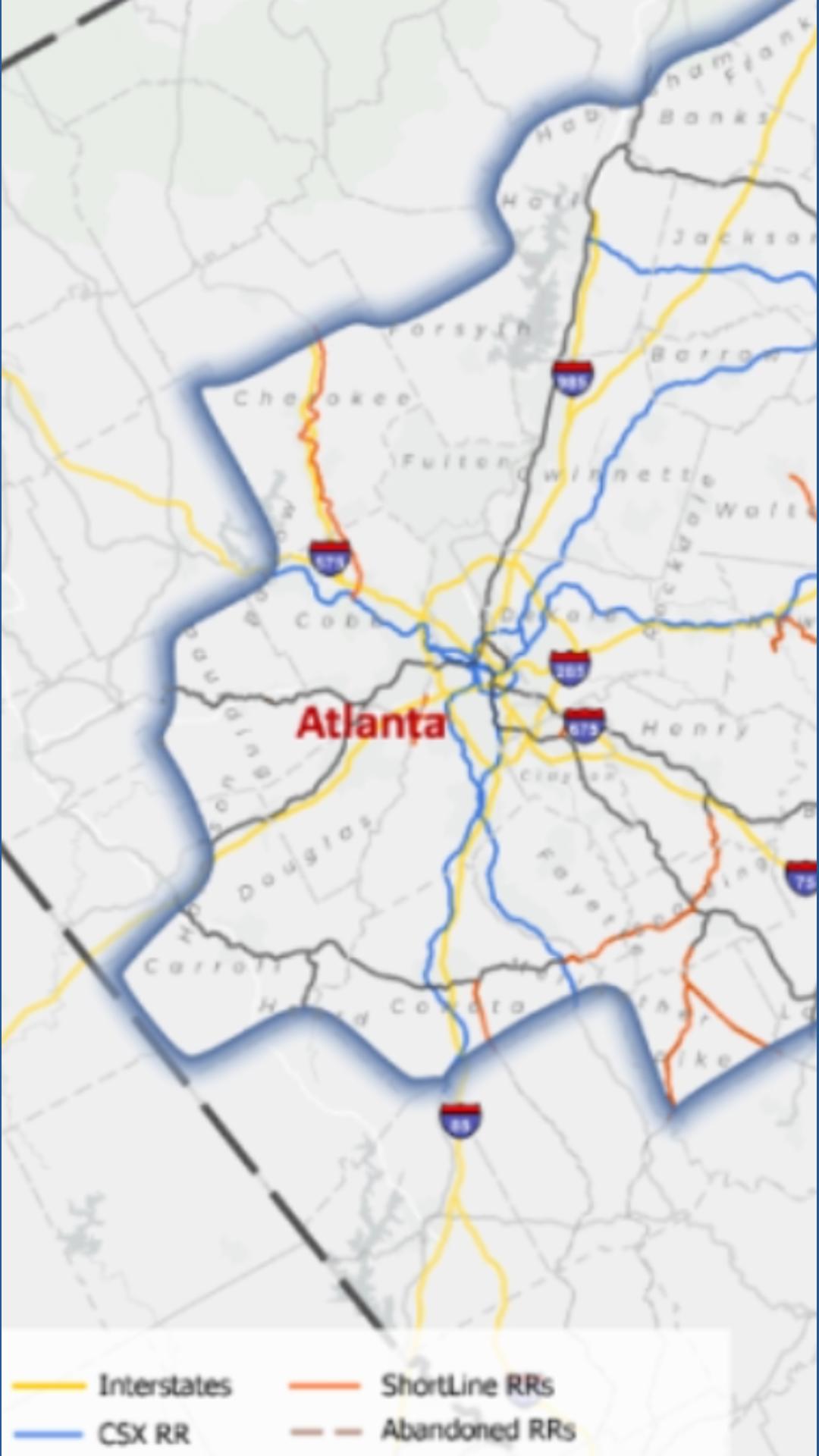 Train Connectivity Map Ex-Mayor Pushes for Macon Rail Connection to Atlanta | 13wmaz.com