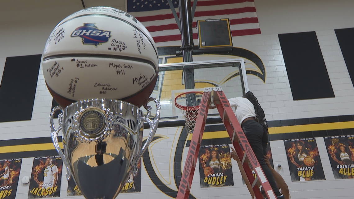 'You made us proud' | The east side community celebrates East Laurens girls basketball for bringing home first state title