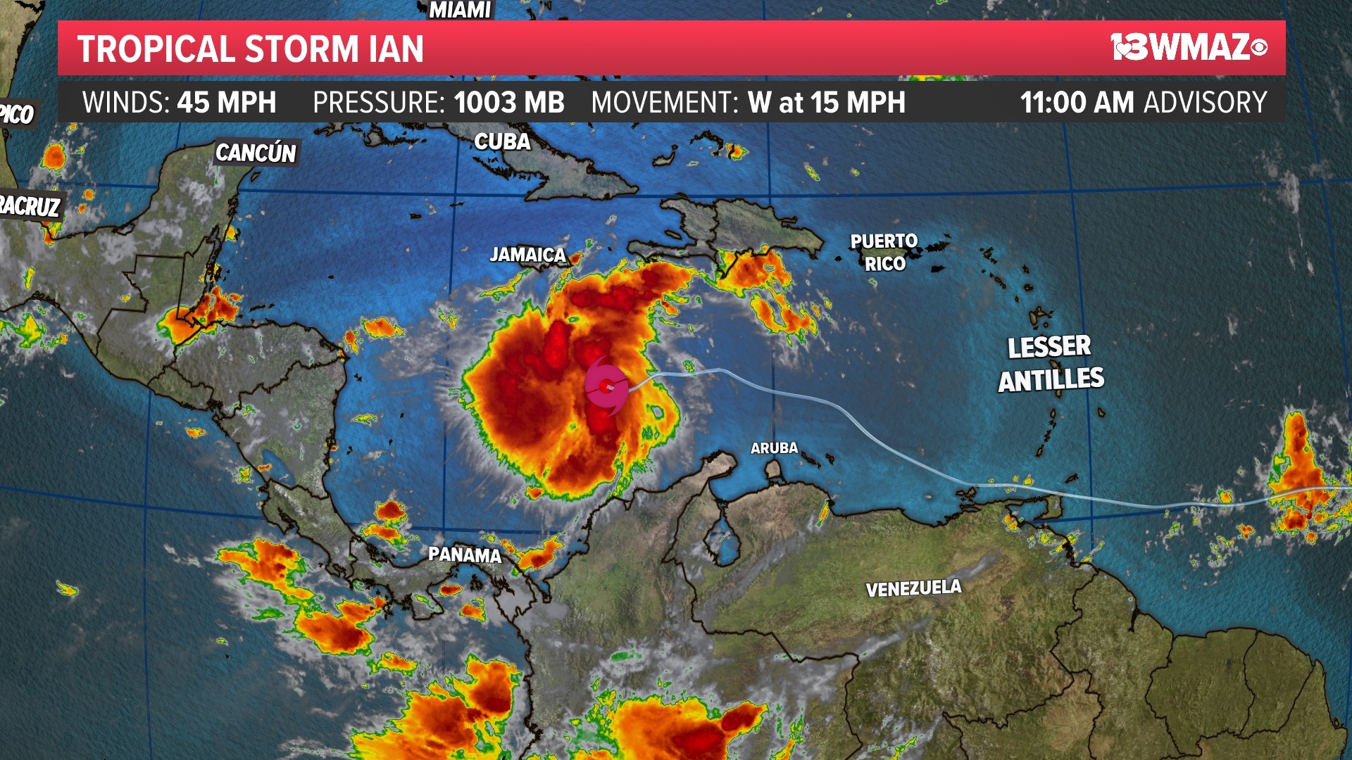 Saturday 9 24 11 A.m. Update: Tropical Storm Ian Expected To Impact 