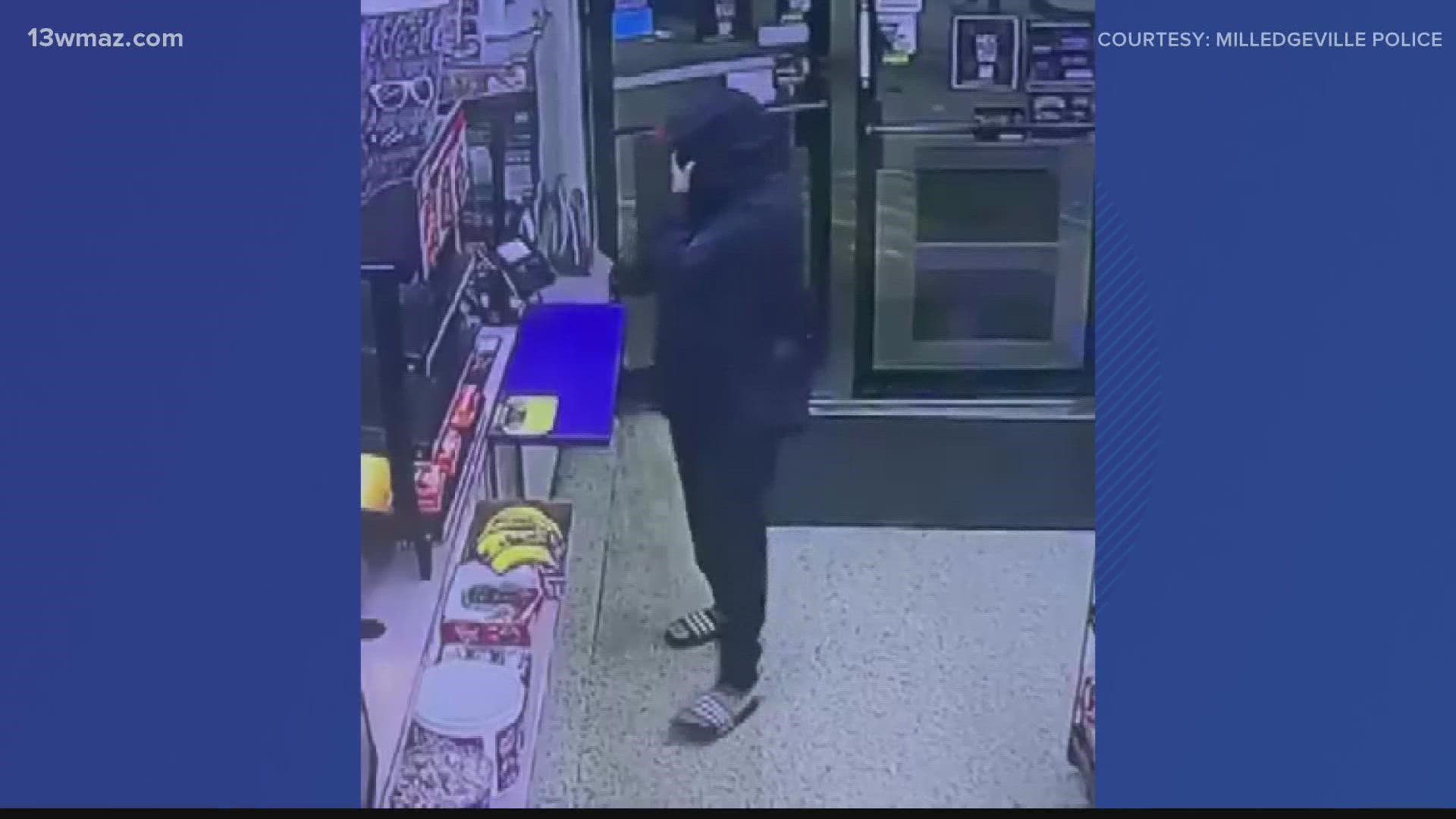 Milledgeville police are investigating an armed robbery that happened at the Amoco Stop N Shop store located at 1200 Vinson Highway Wednesday night.