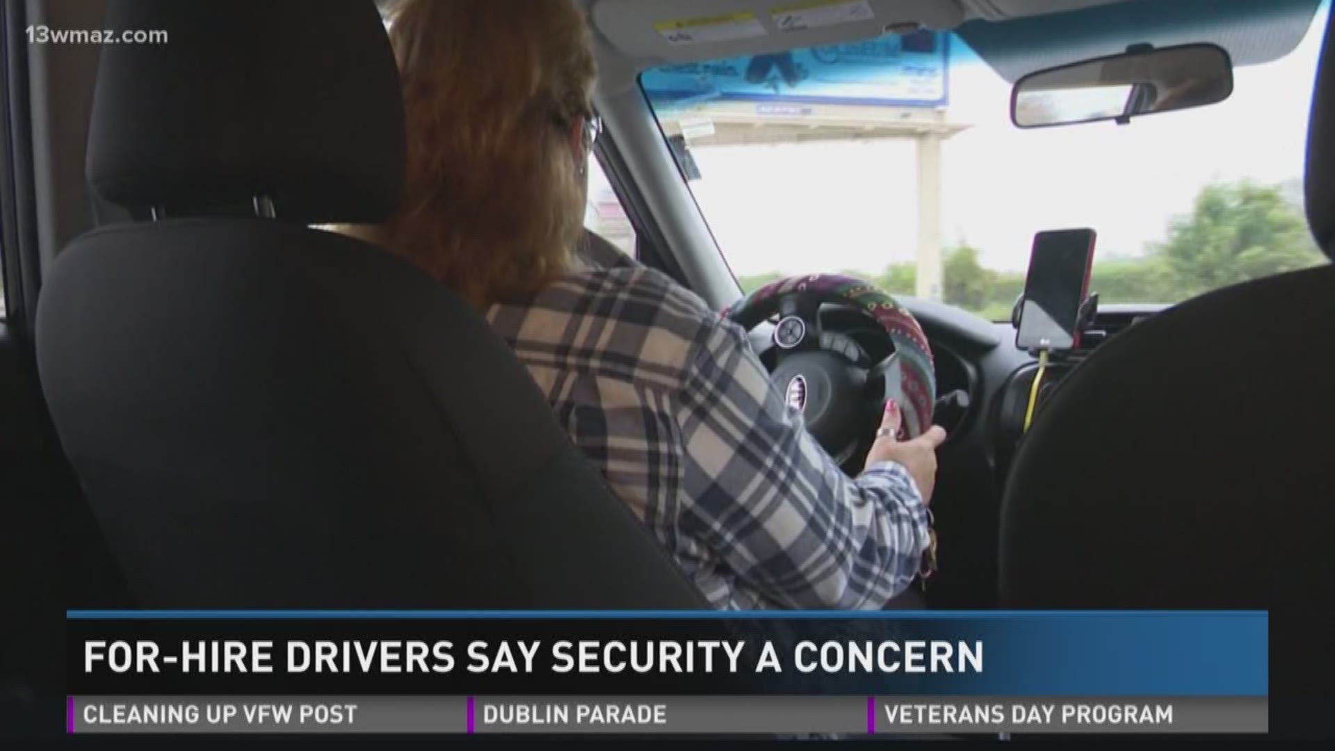 For-hire drivers say security a concern
