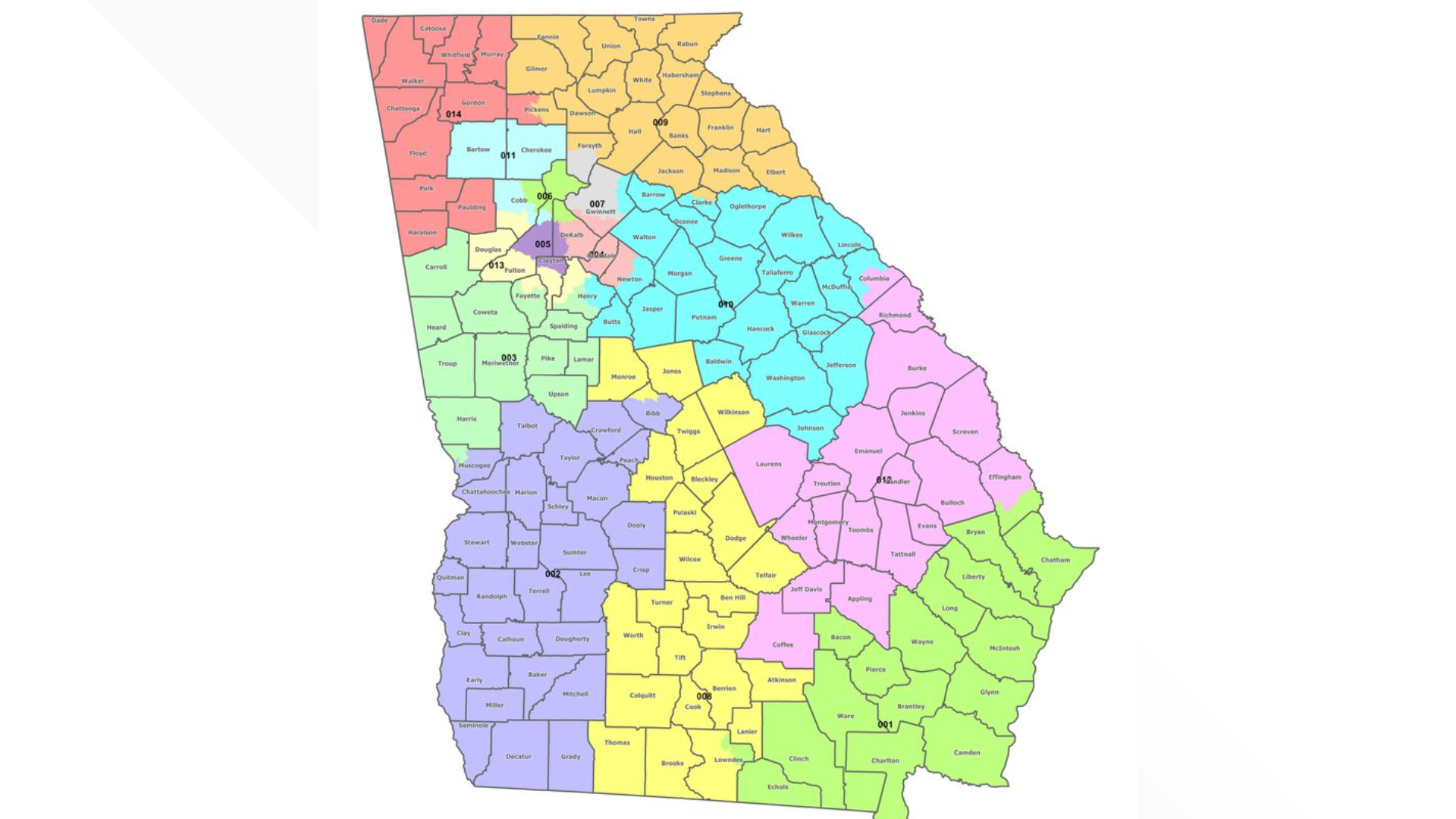 New congressional map would bring changes to districts