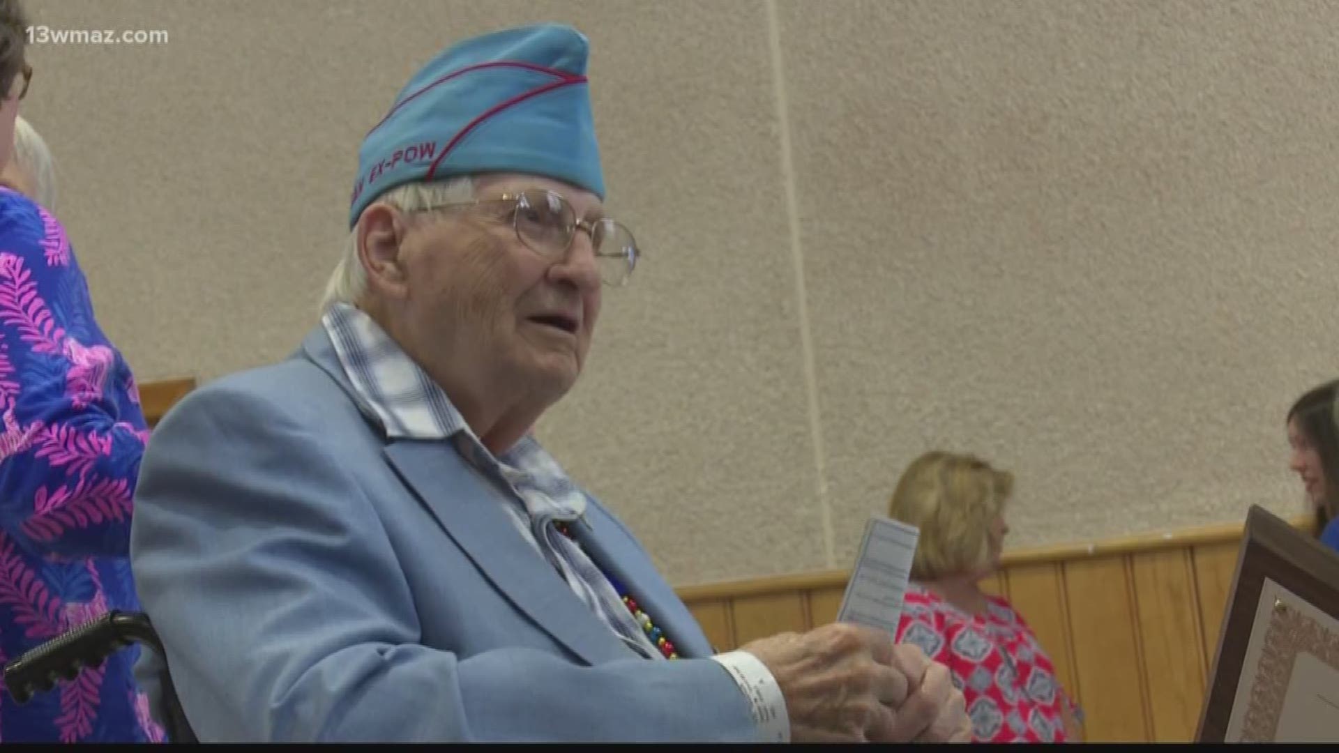 Veterans from across Central Georgia gathered at the Carl Vinson VA Medical Center in Dublin to remember and honor those that came before them. This included former Prisoner of War, William Freeman.