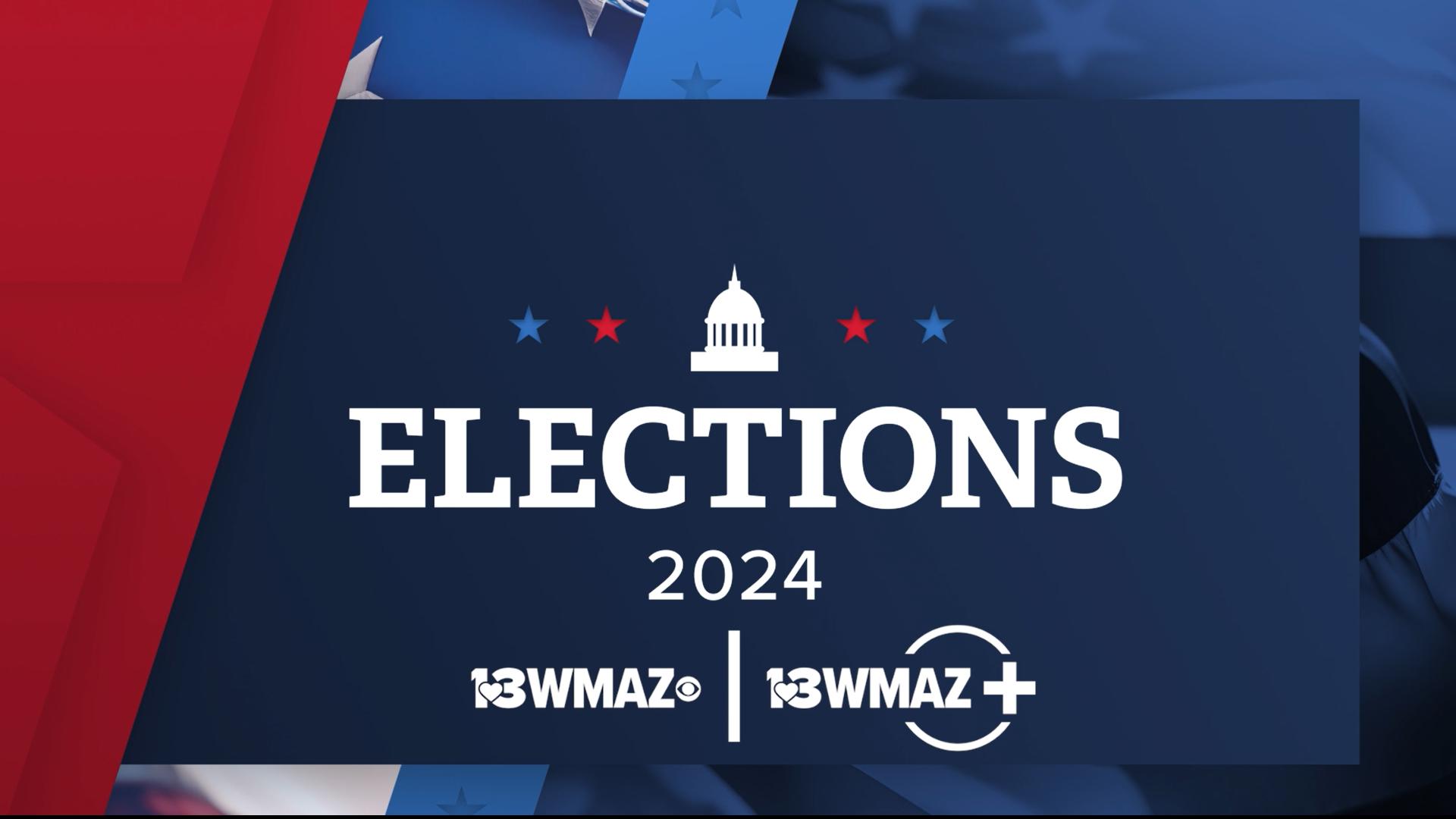 Track the results live with 13WMAZ and our election team