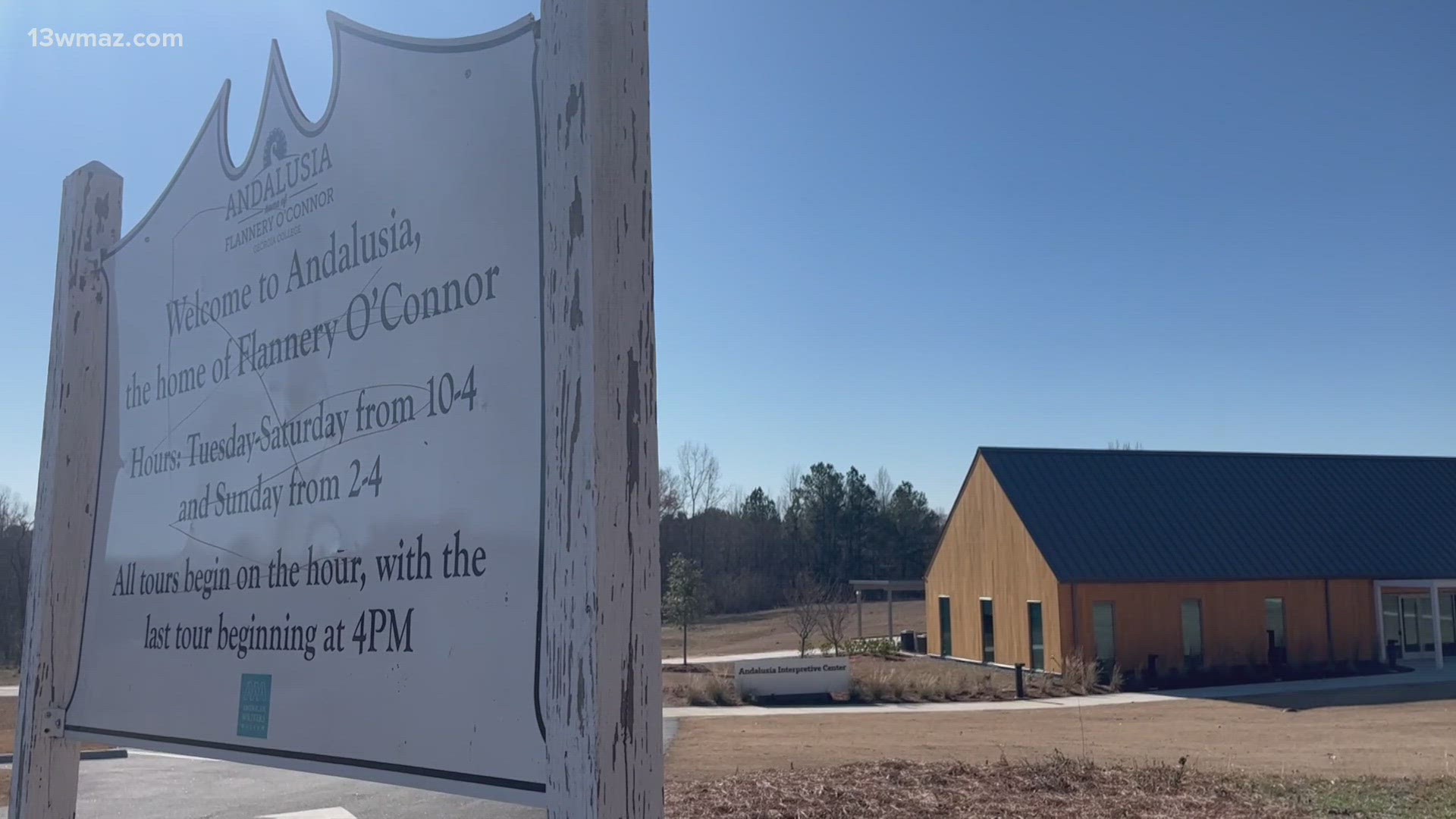 The Andalusia Interpretive Center welcomes folks to tour the home where American writer Flannery O'Connor spent 13 years.