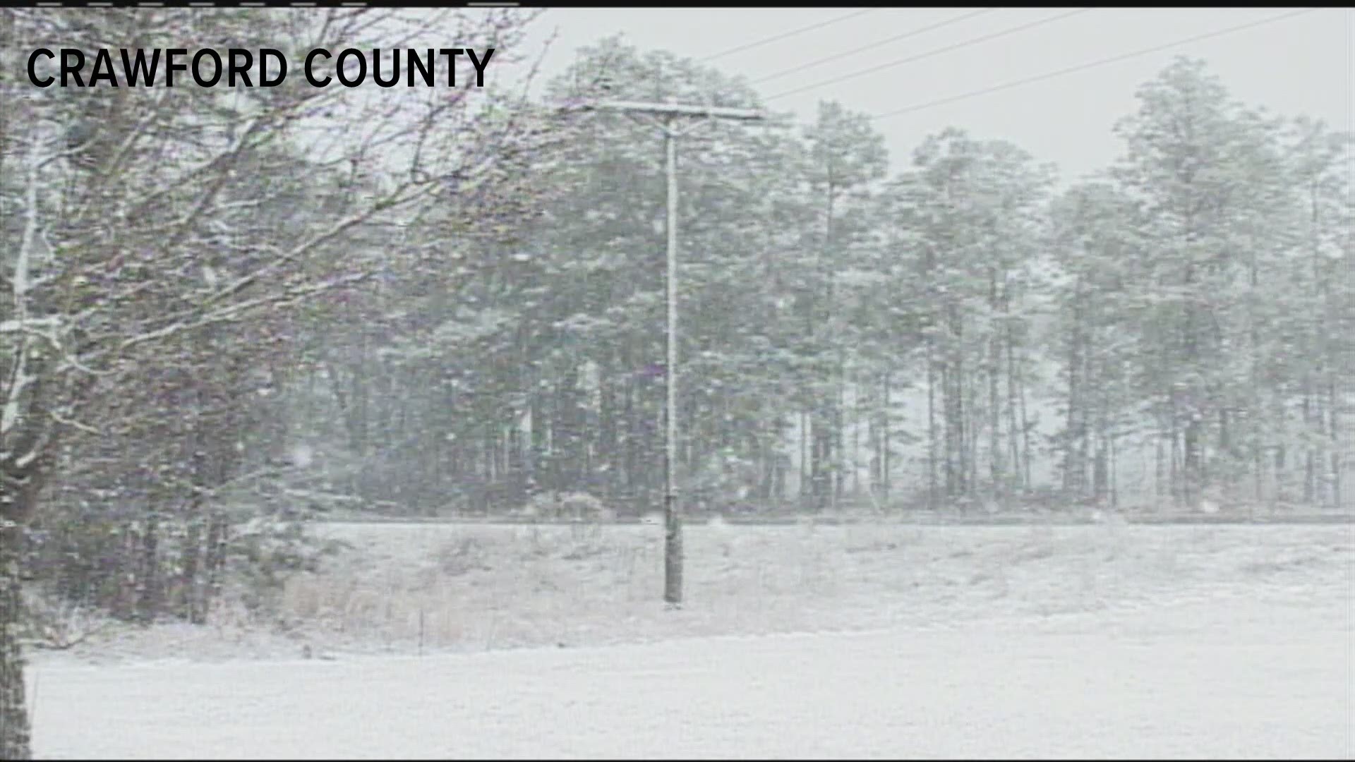 Almost a decade ago, Central Georgia counties saw a little bit of snow in February 2010. Here's what that looked like back then.