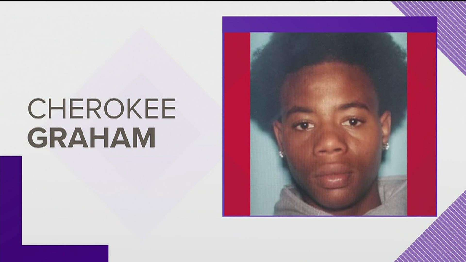 Cherokee Graham was pulled over for a traffic stop when he fled on foot. He was found, but fled again after being taken to Houston Medical Center.