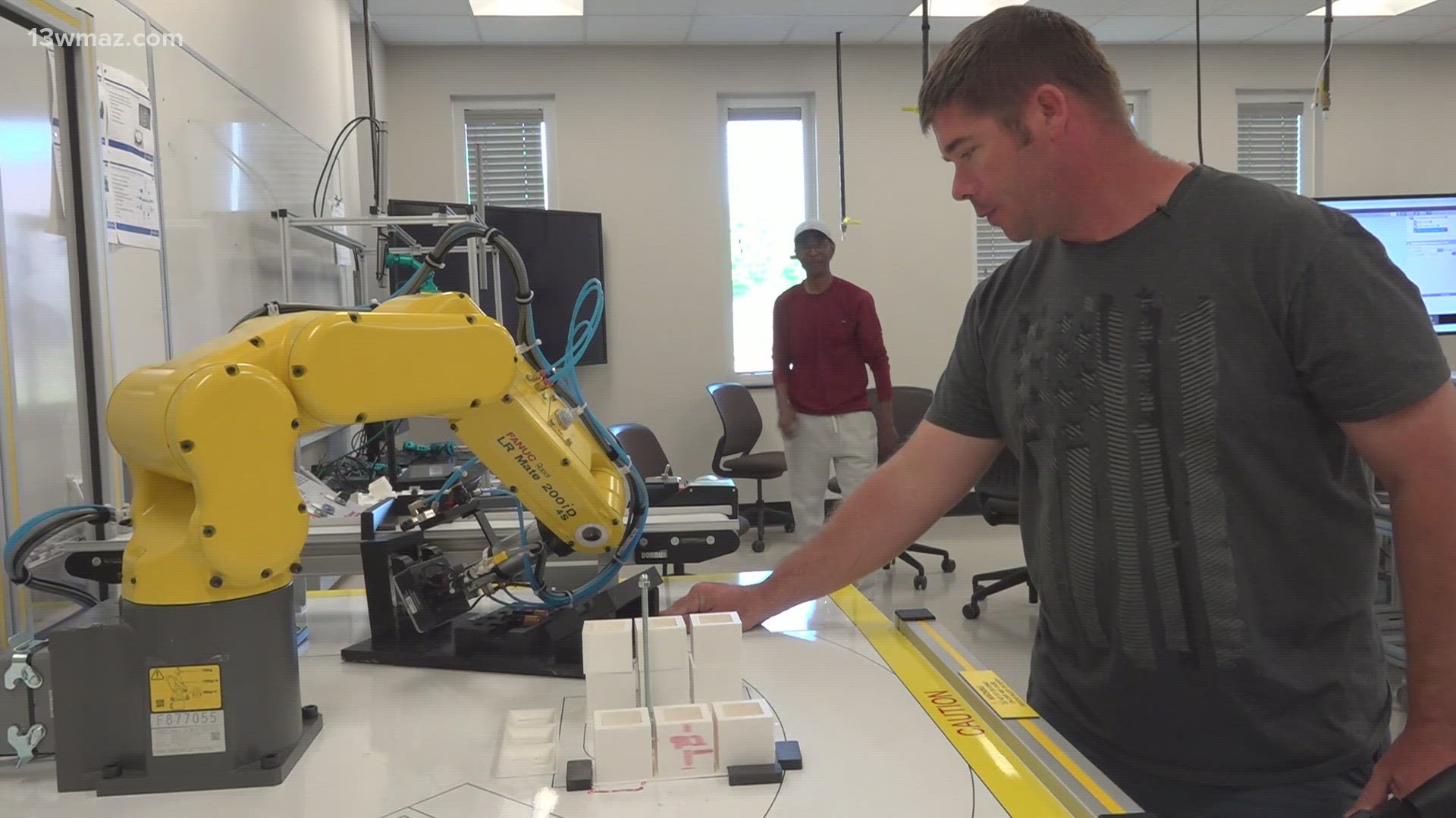 The AI-Enhanced Robotic Manufacturing training program offered at Central Georgia Technical College is preparing student veterans and active duty service members.