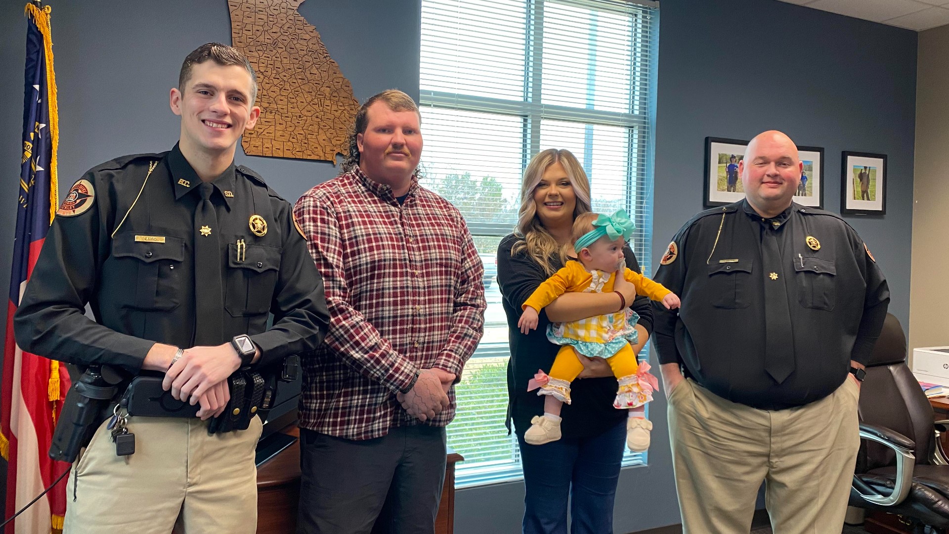 Bleckley County first responders come to rescue of seizing baby