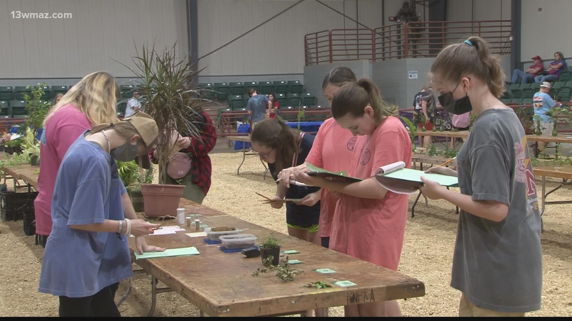 Students in Central Georgia competed to name a collection of 70 plants