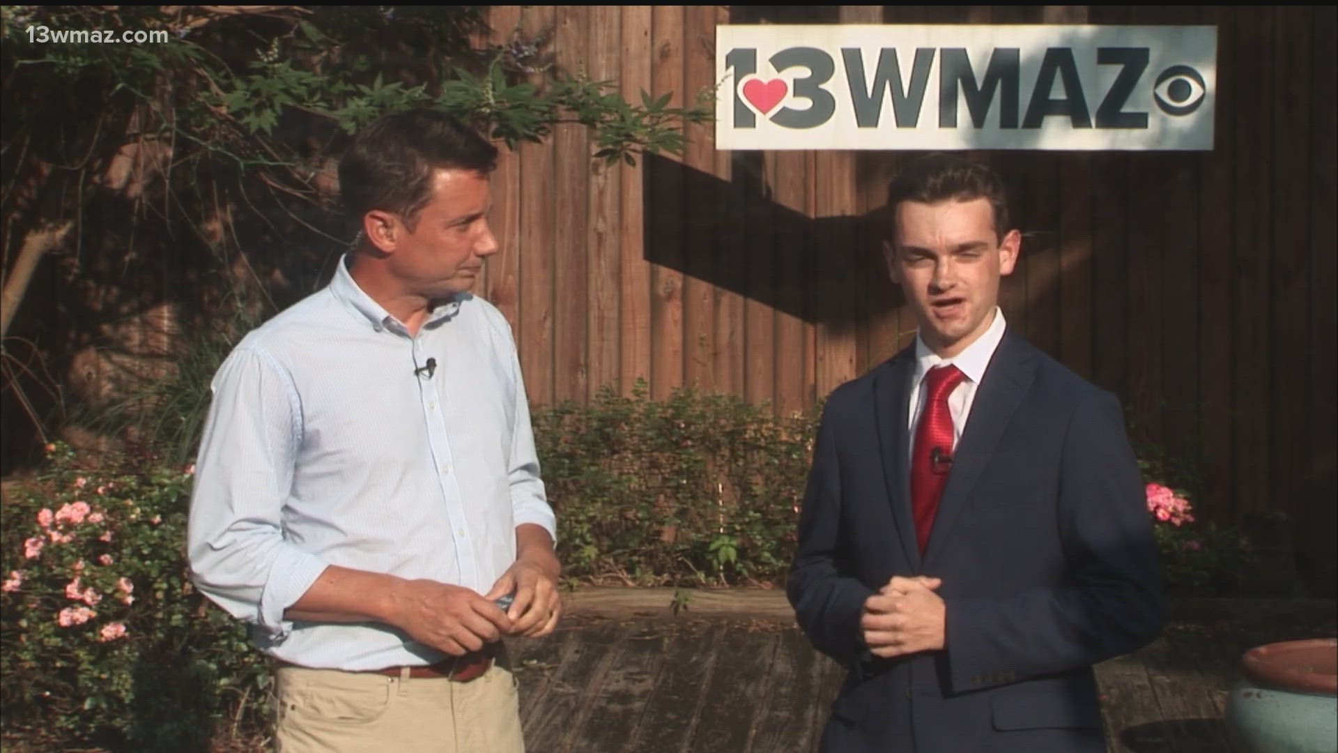 Chief meteorologist Ben Jones introduces Meteorologist Alex Pry, originally from Warner Robins!