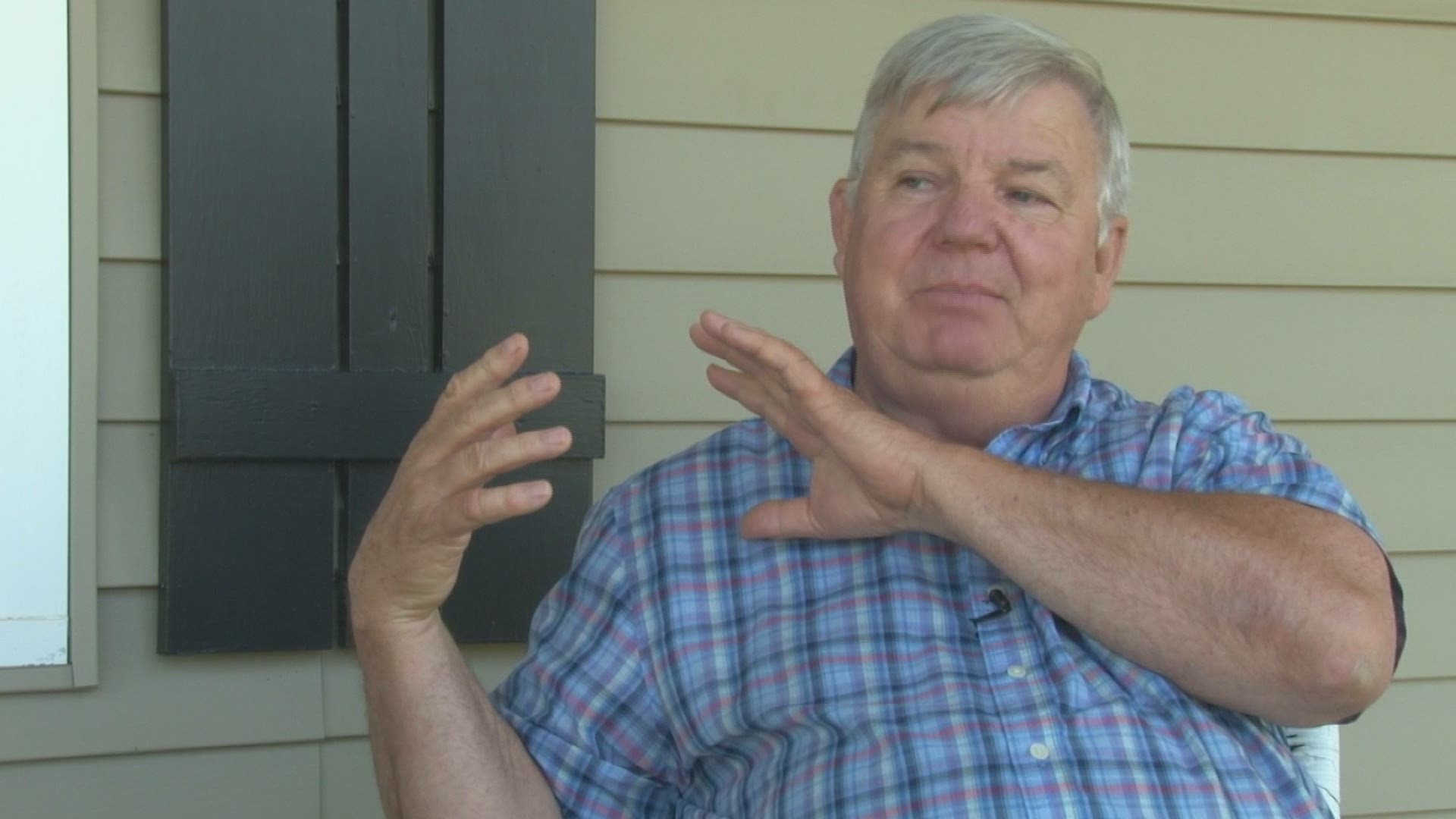 Extra video: Ben Jones assesses damage from 2008 Mother's Day tornadoes in Laurens Co.