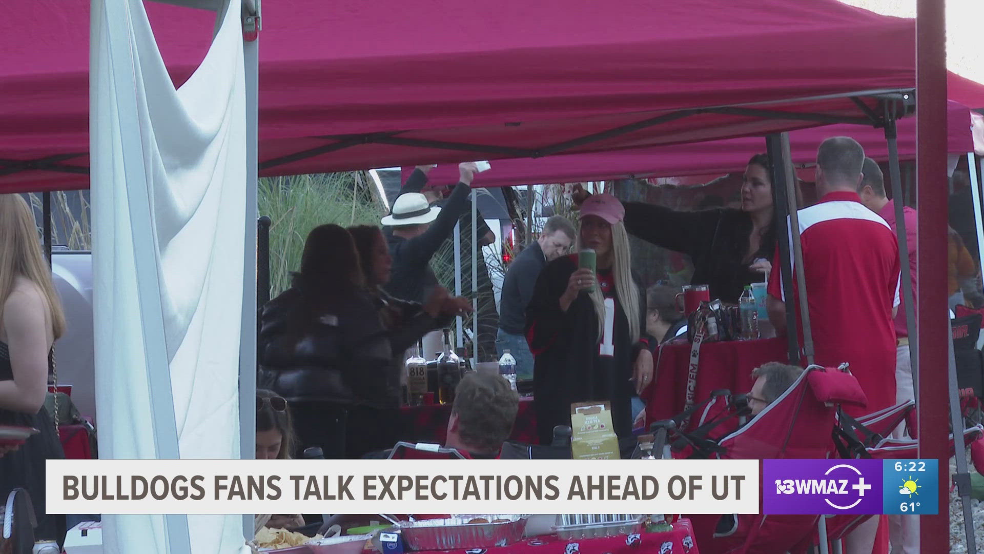 No. 12 Georgia is hosting the No. 7 Tennessee Volunteers, as the Bulldogs return home for the first time in a month. UGA fans have already packed out Sanford Stadium