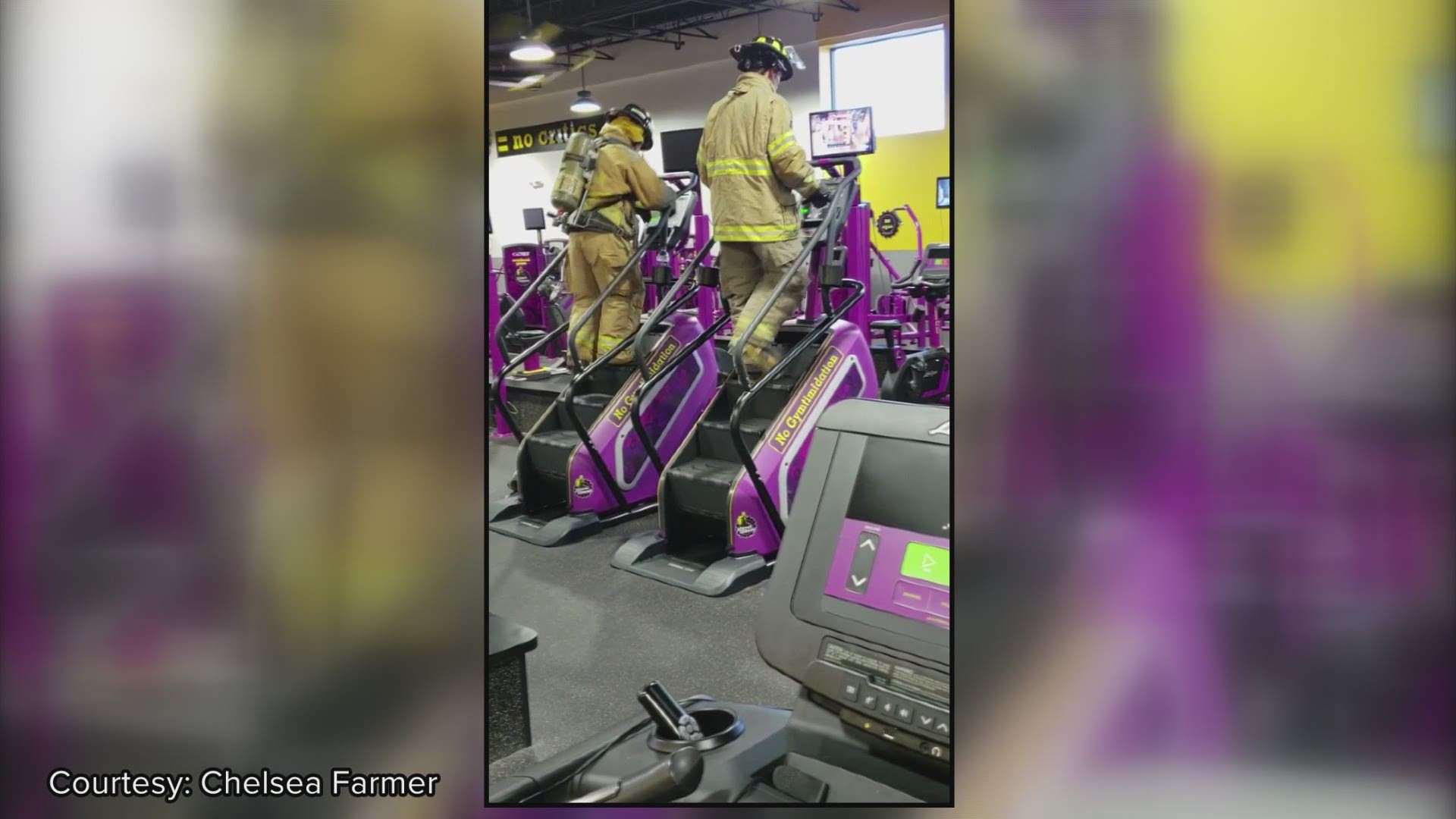 Two firefighters climb 110 flights of stairs in honor of 9/11