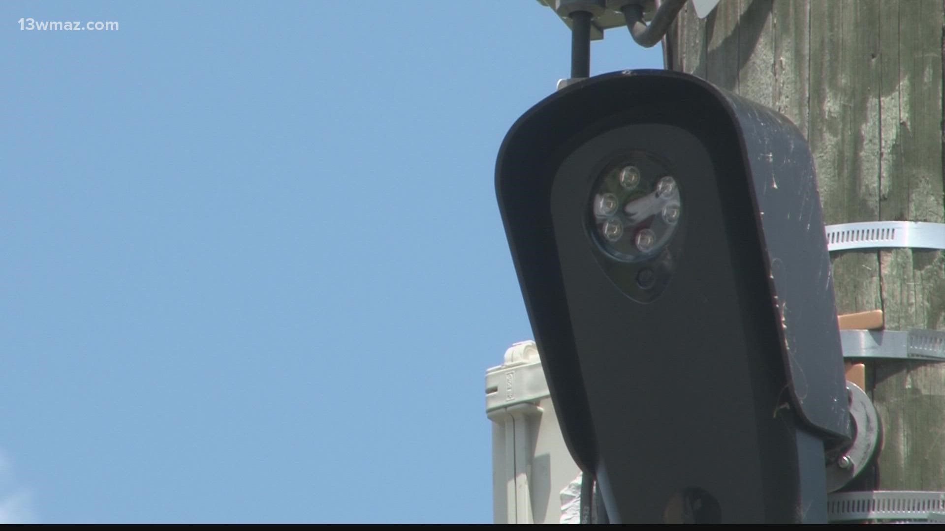 The Baldwin County Sheriff's Office is about to install 10 more cameras, like the ones in front of Baldwin County High School