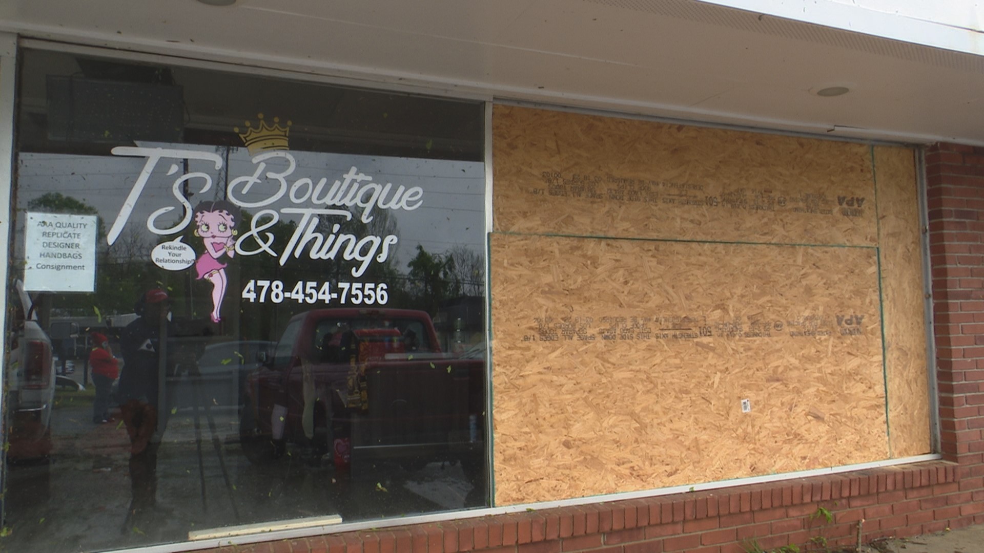 North Columbia Street saw damage to several businesses. Two tell us they have water damage, and need a new roof.