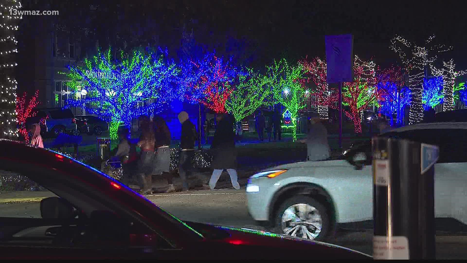 500,000 plus Christmas lights are on display in downtown Macon for two more weeks.