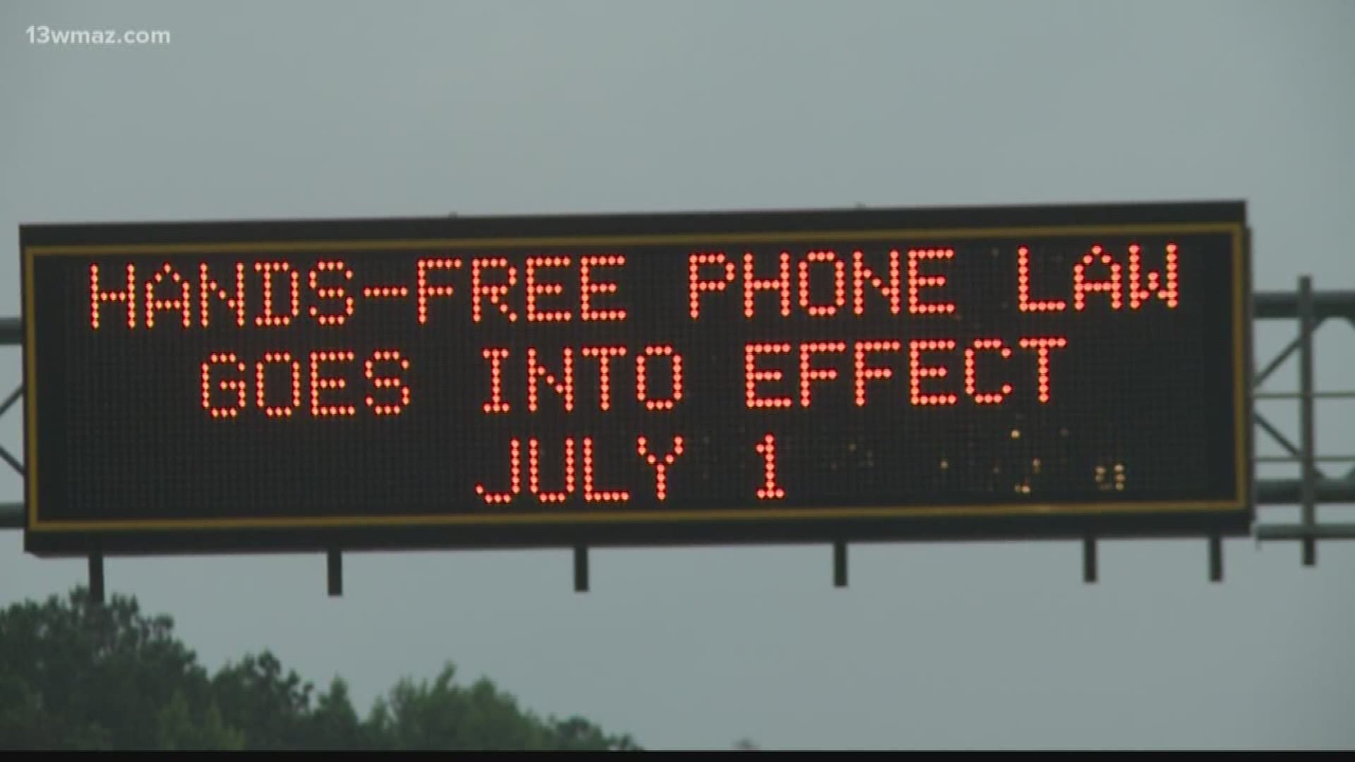 Hundreds ticketed across the state of Georgia during first month of hands-free driving law 