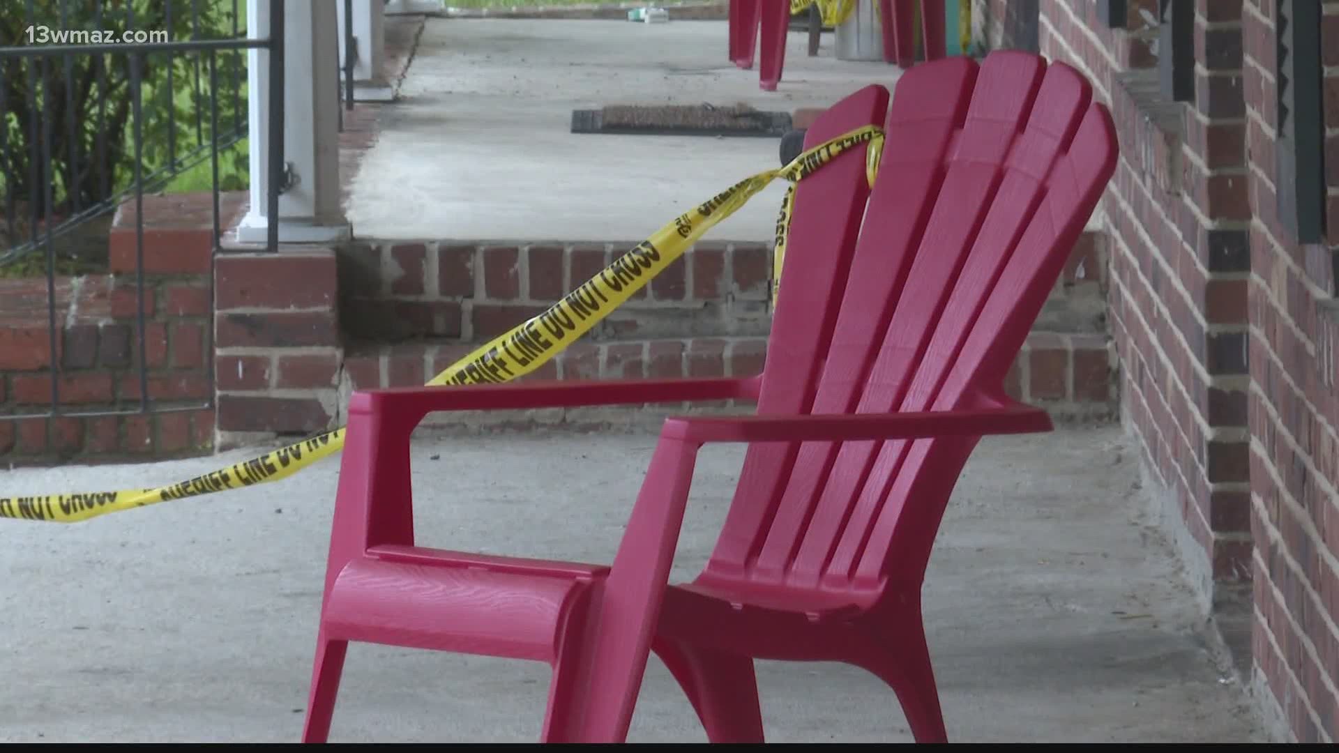 Investigators say a fight between two teen girls turned violent when someone nearby fired shots at the apartment