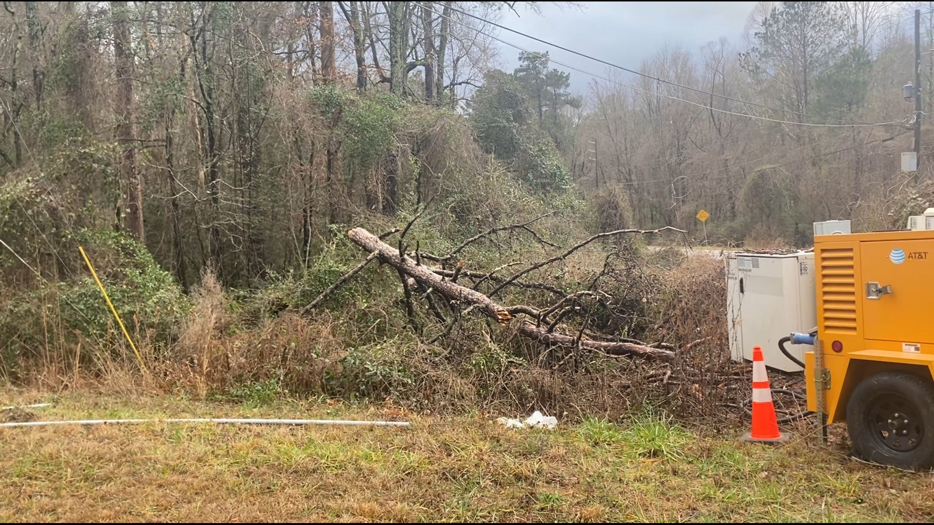 Road closures, storm damage and power outages in Central Georgia ...