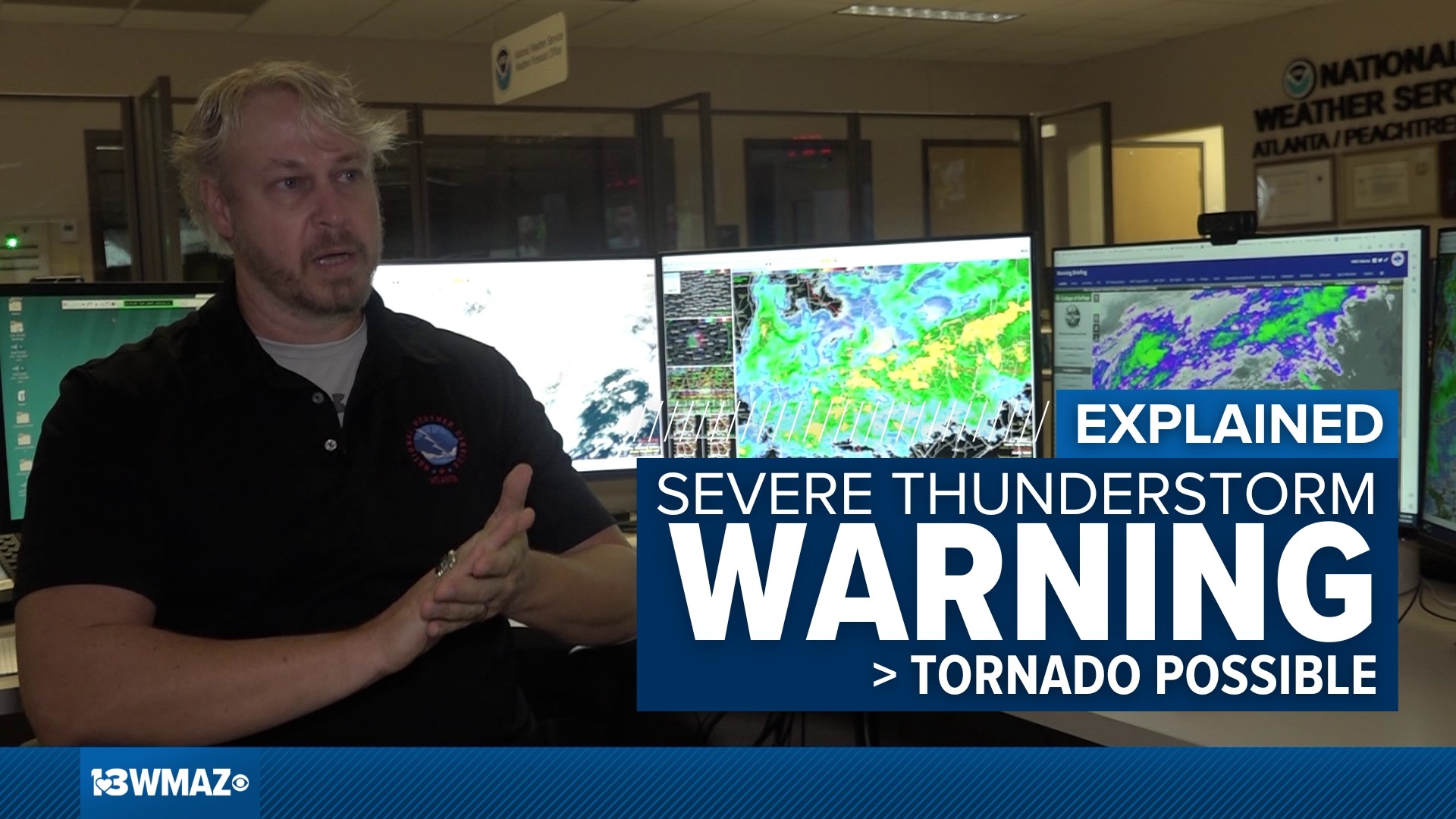 NWS Atlanta Meteorologist in Charge Keith Stellman shares what it means to have a Severe Thunderstorm Warning with a "tornado possible" tag.
