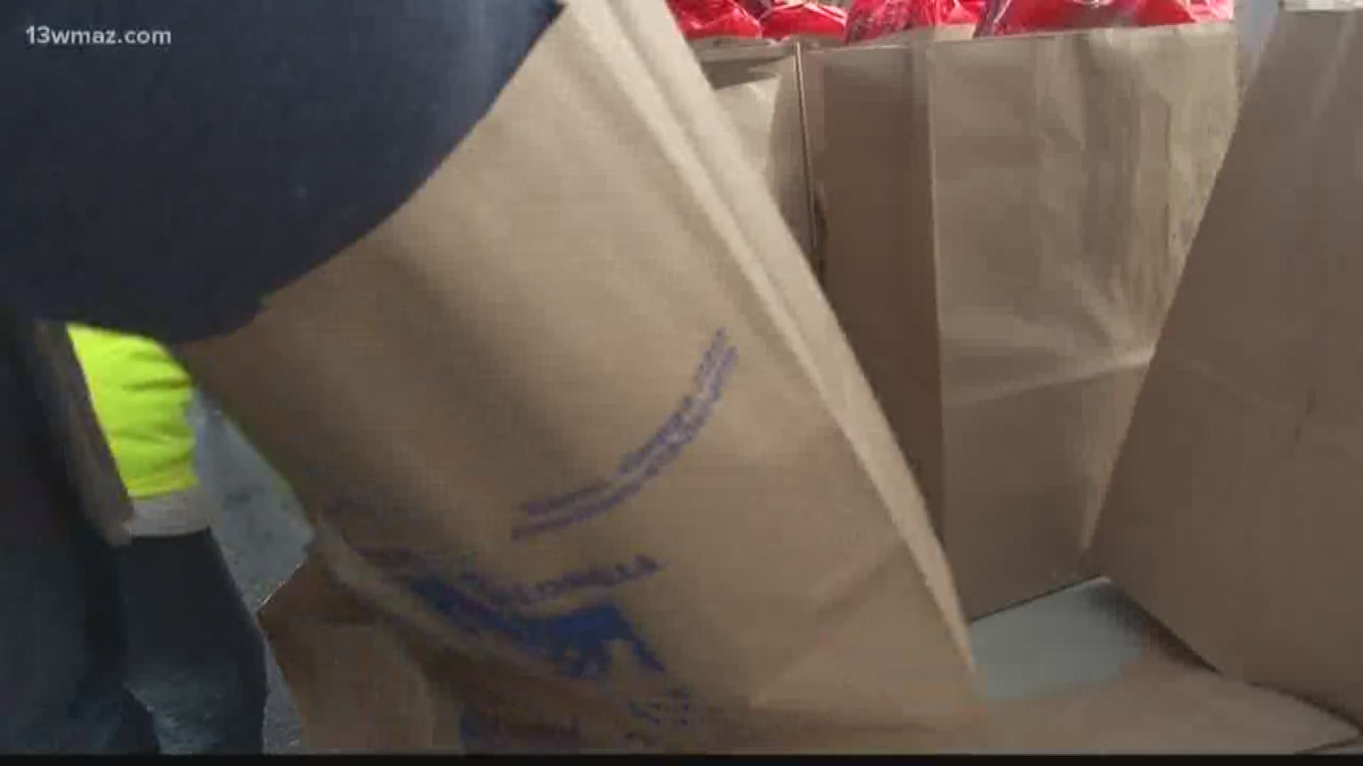 Blue Bird holds food drive to help people in Fort Valley
