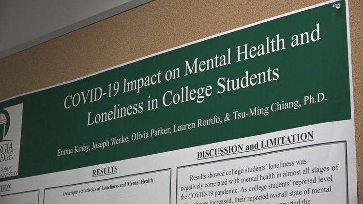Georgia College students studied how the pandemic affected mental health. Here's what they found