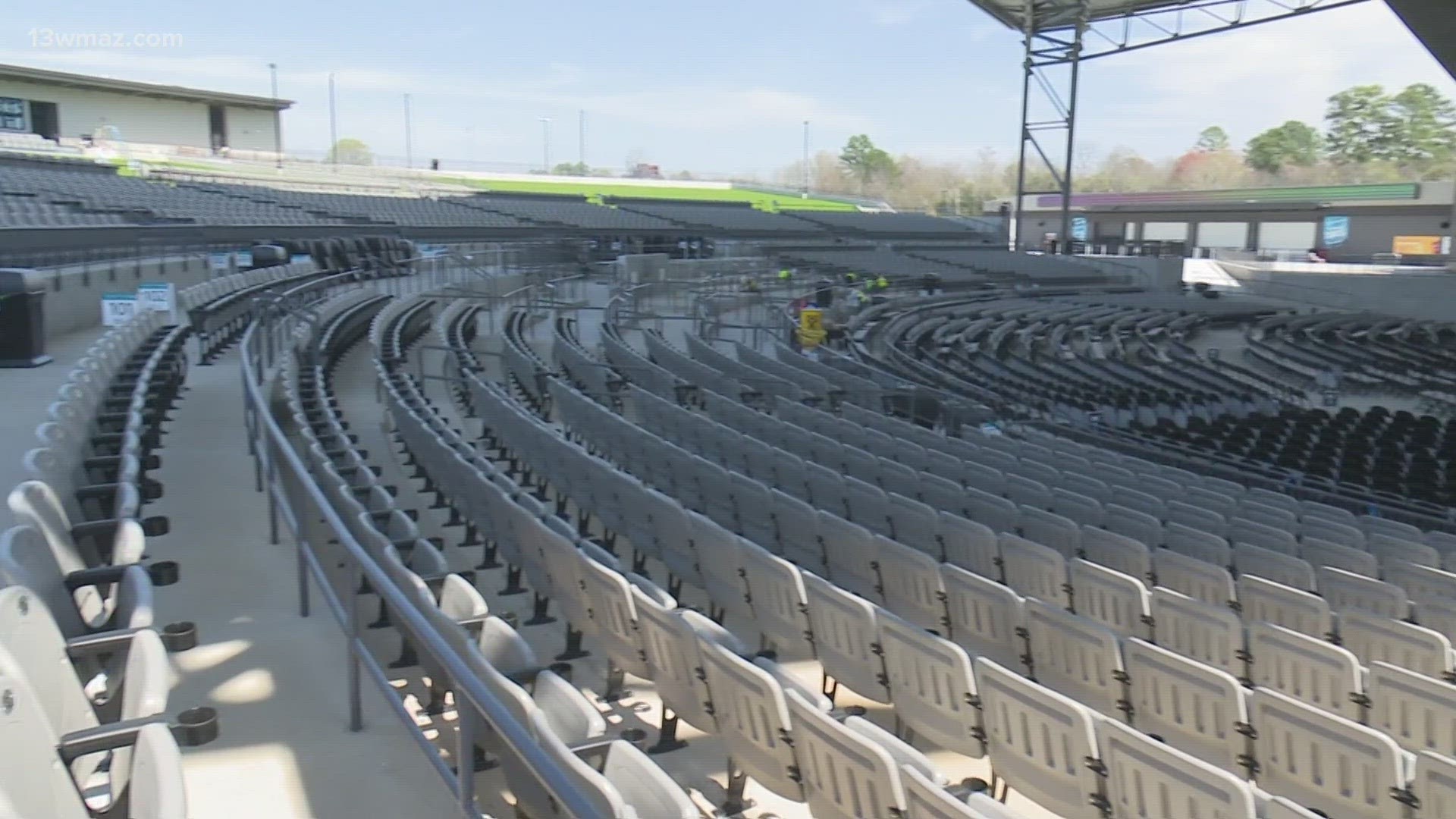 On Tuesday, the amphitheater had a soft opening with a test concert, but neighbors say the noise carried.