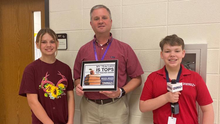 Mr. Hataway of Bleckley County Middle School is this week's My Teacher is Tops