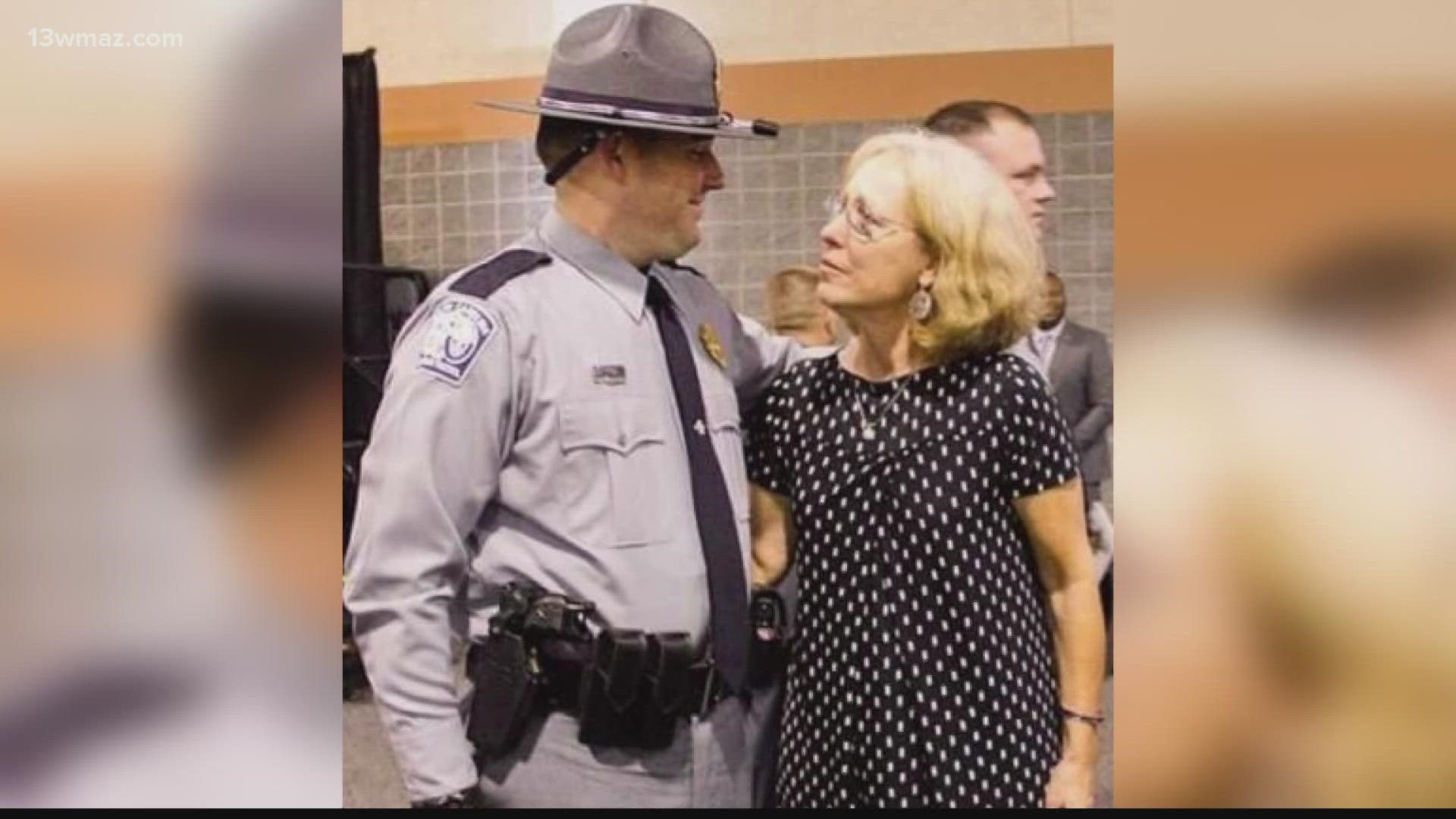Tess and her husband lost their son Keith, a S.C. state trooper, in 2017. Her heart has connected with those wearing the badge