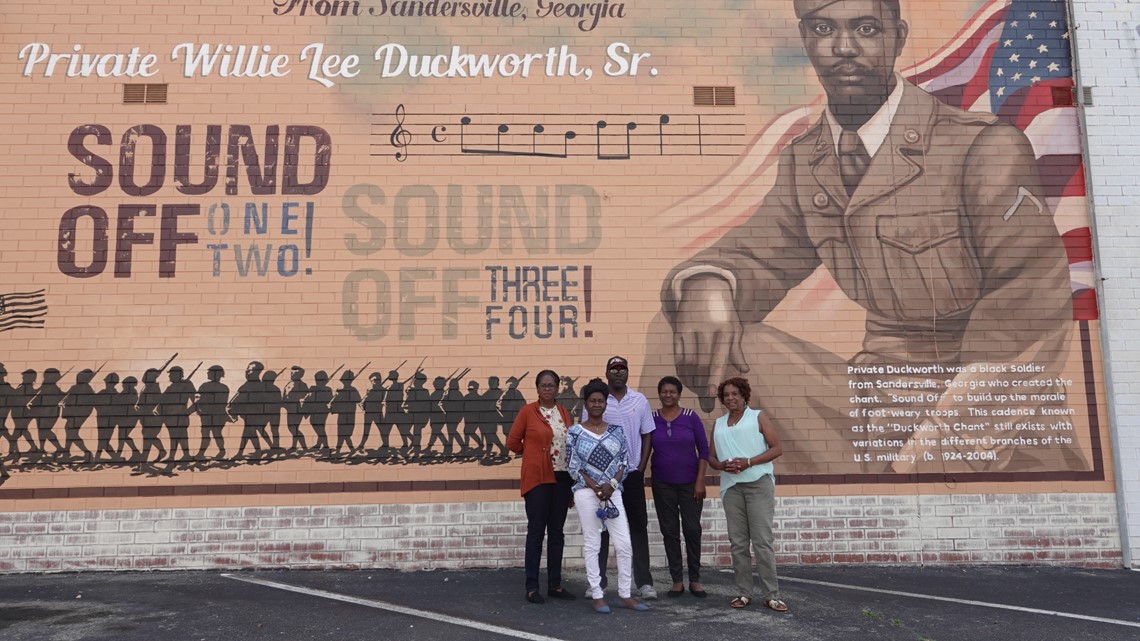 Private Willie Lee Duckworth honored with mural in Sandersville