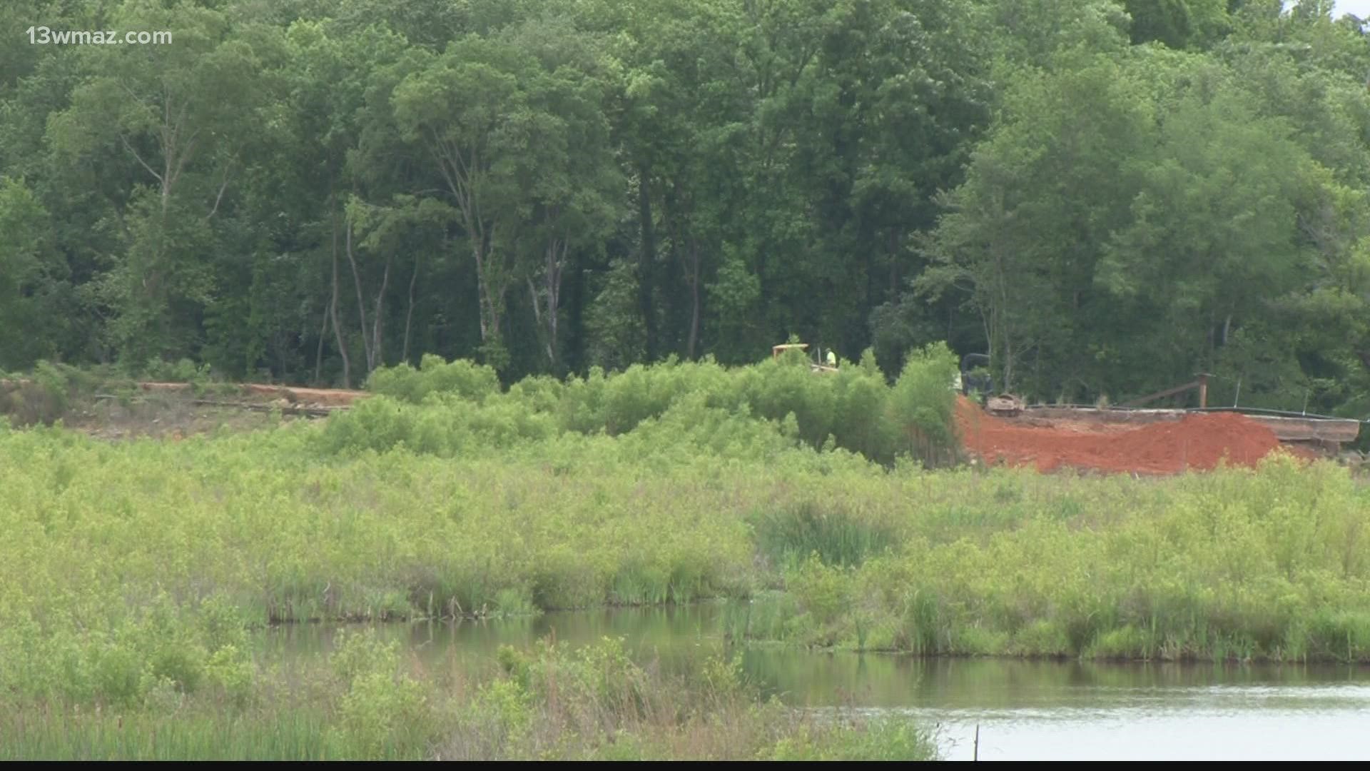 After two years of fundraising, a contractor will begin work on the dam that failed two years ago.