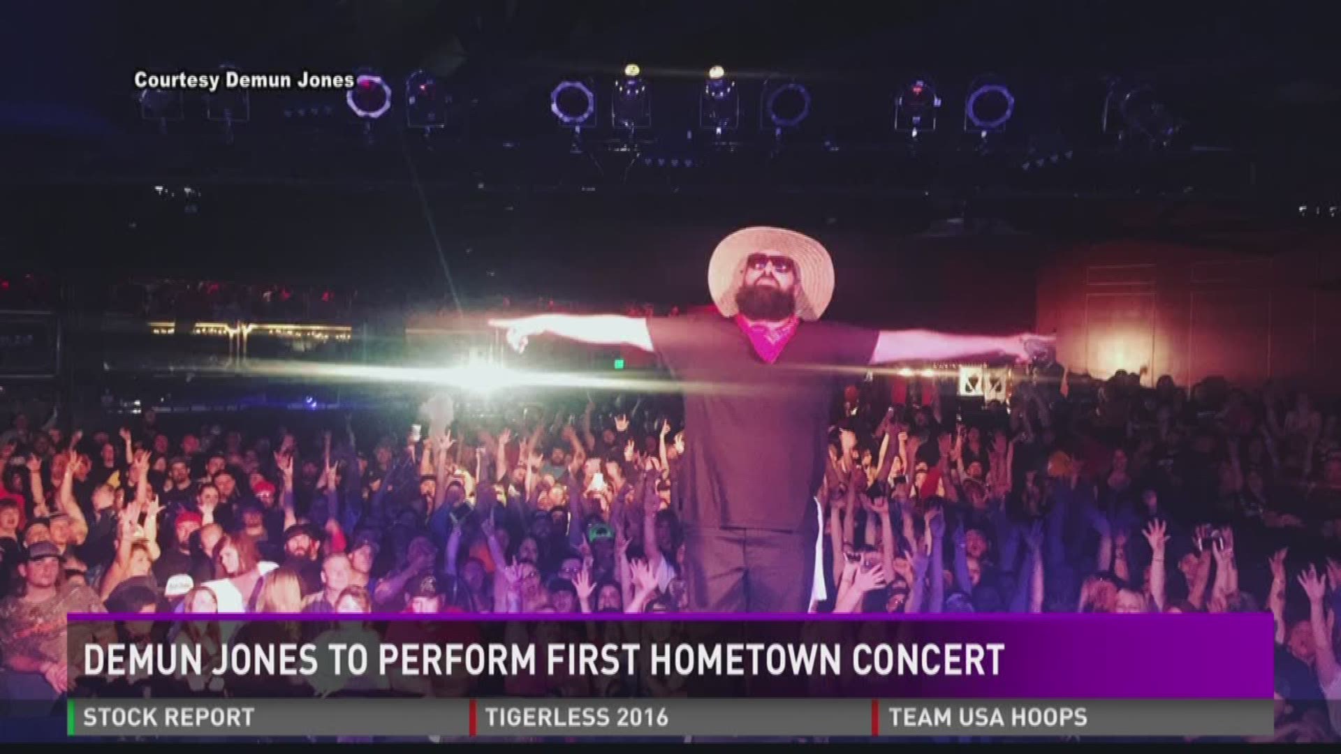 Demun Jones to perform first hometown concert