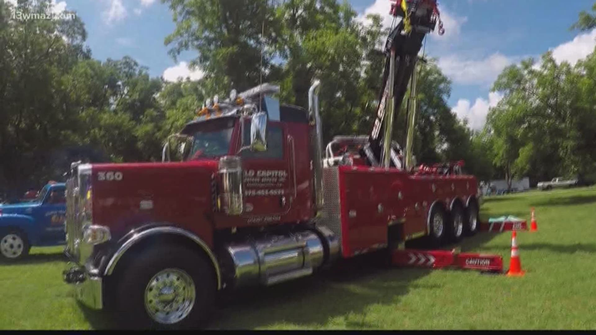 Tow truck fundraiser starts its engines