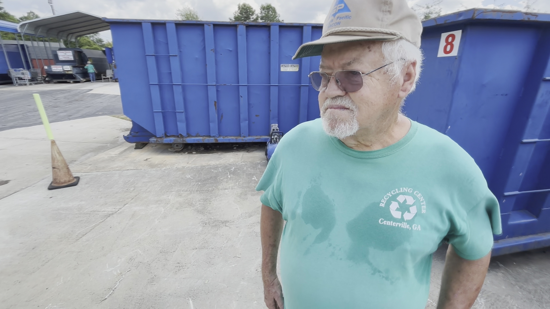 Randall Wright has been volunteering his time at the center for 16 years. Now, he's helping the city add a new recycling plant.