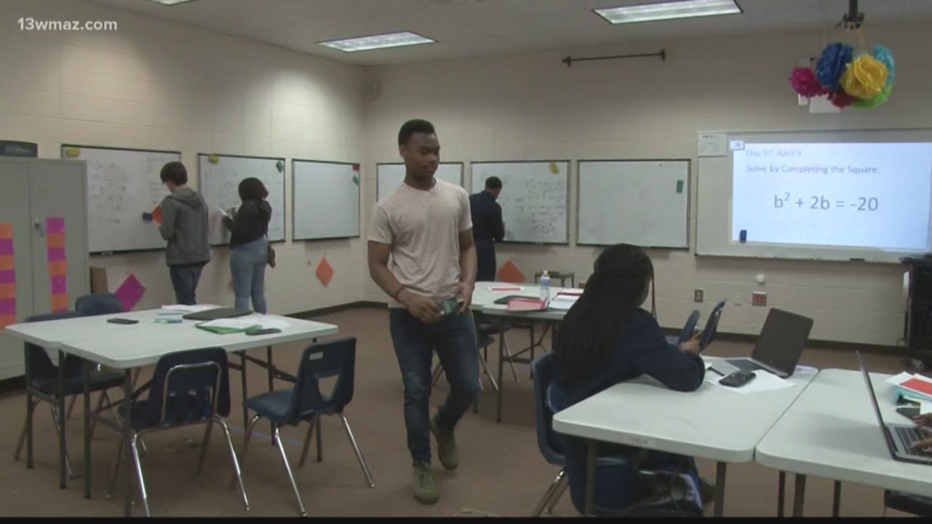 In Wilkinson County, they are trying something new with an old-school twist to get students more engaged.  Pepper Baker took a look inside one of the high school's classrooms to see what new tool they're using to get students excited about math.