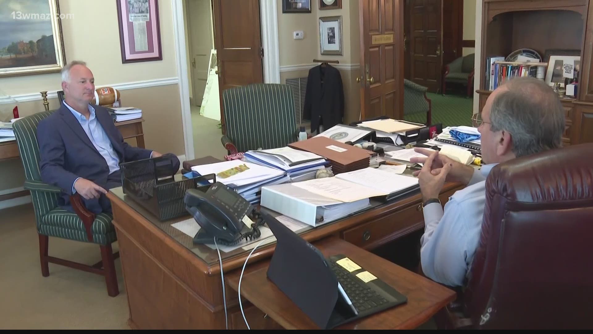 For the first time in 13 years a transition of power is underway inside the Macon-Bibb County Government Center.