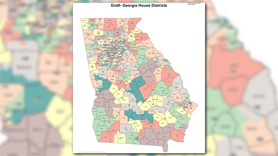 Georgia Officials Release Updated Draft Of Us House Districts 7499
