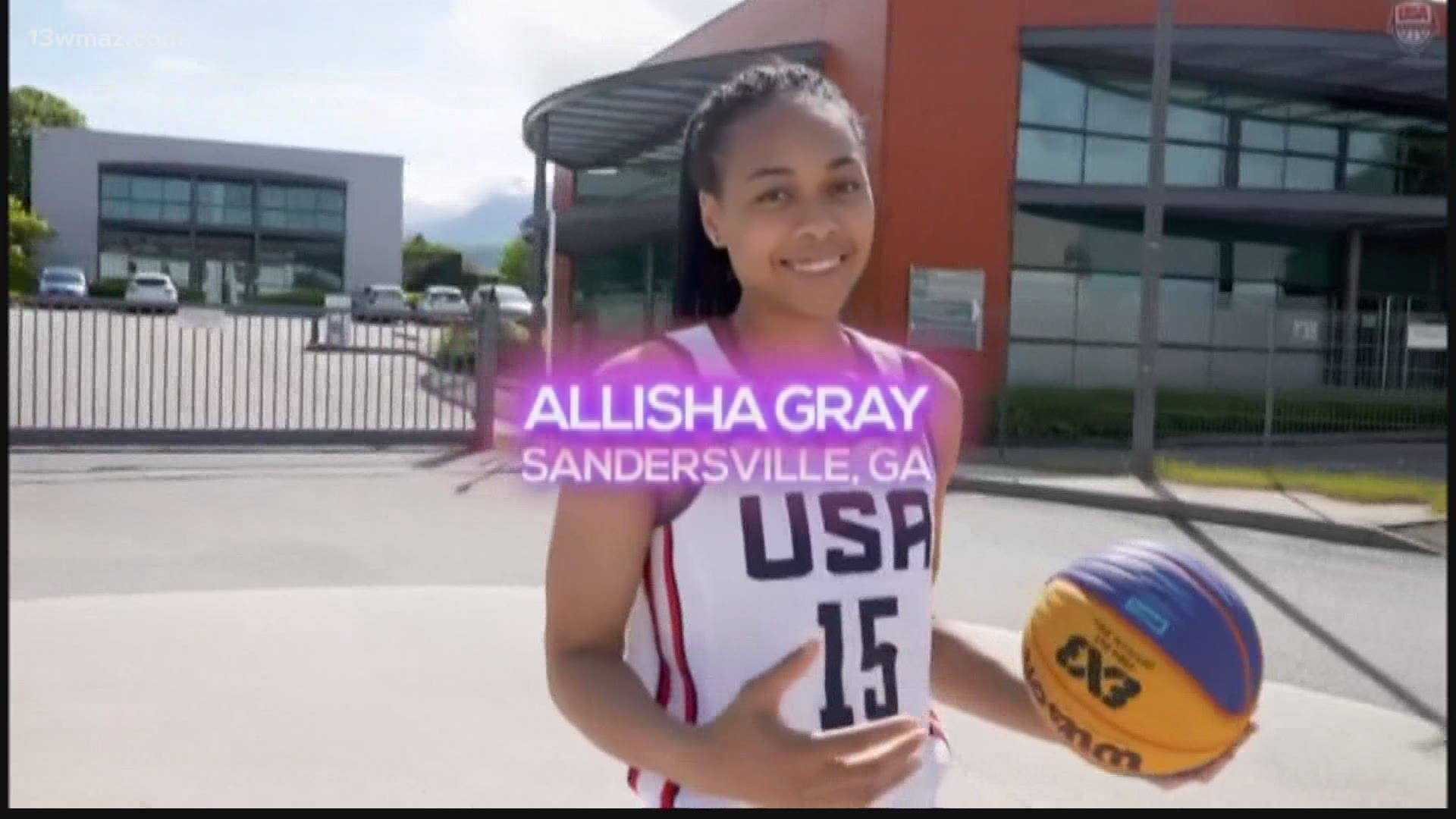 WNBA Star, Sandersville Native Allisha Gray Living 'the Dream' | 13wmaz.com