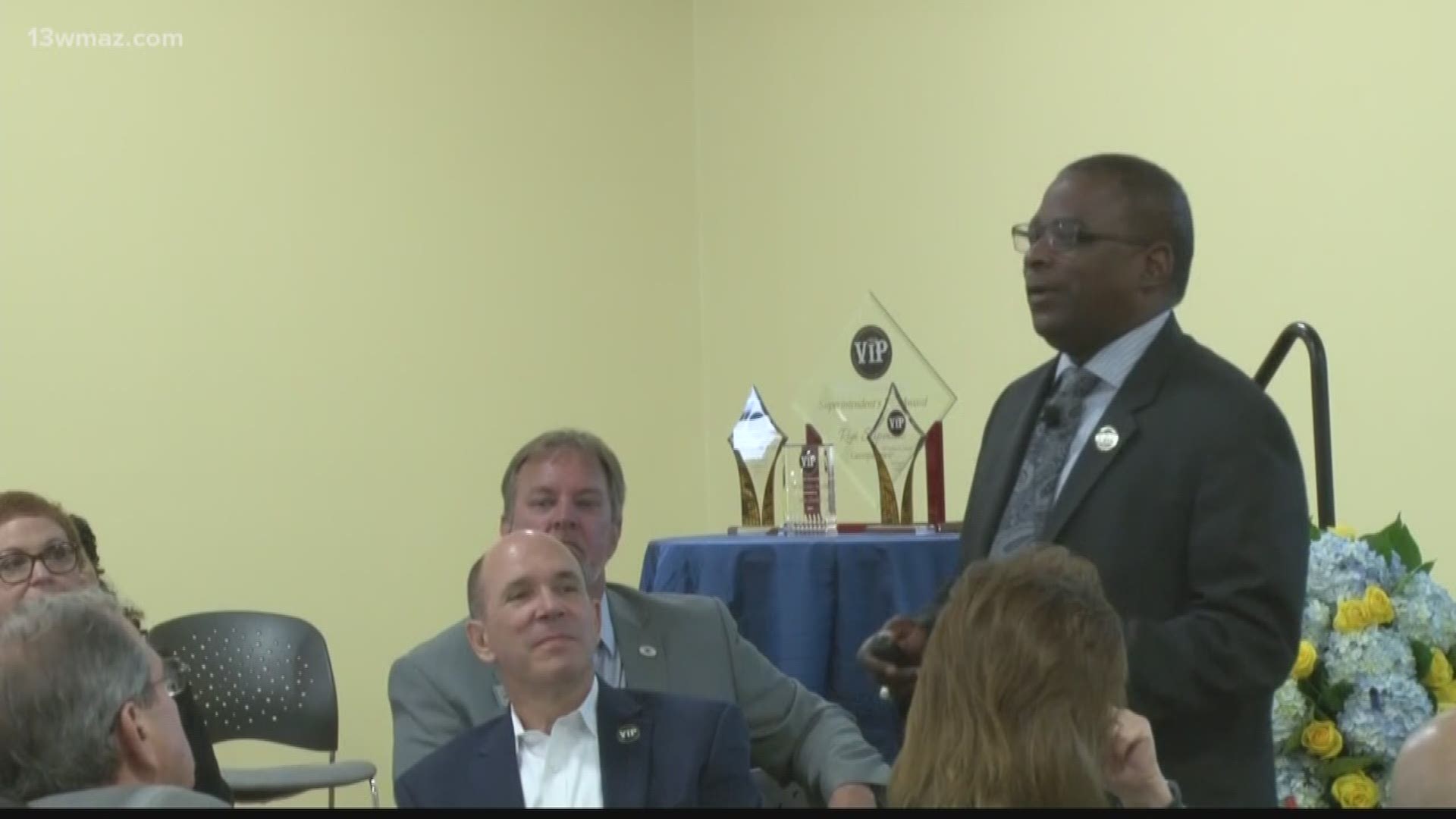 Bibb County Schools are improving, according to Superintendent Curtis Jones who talked about the district's successes today in his state of the district address.
