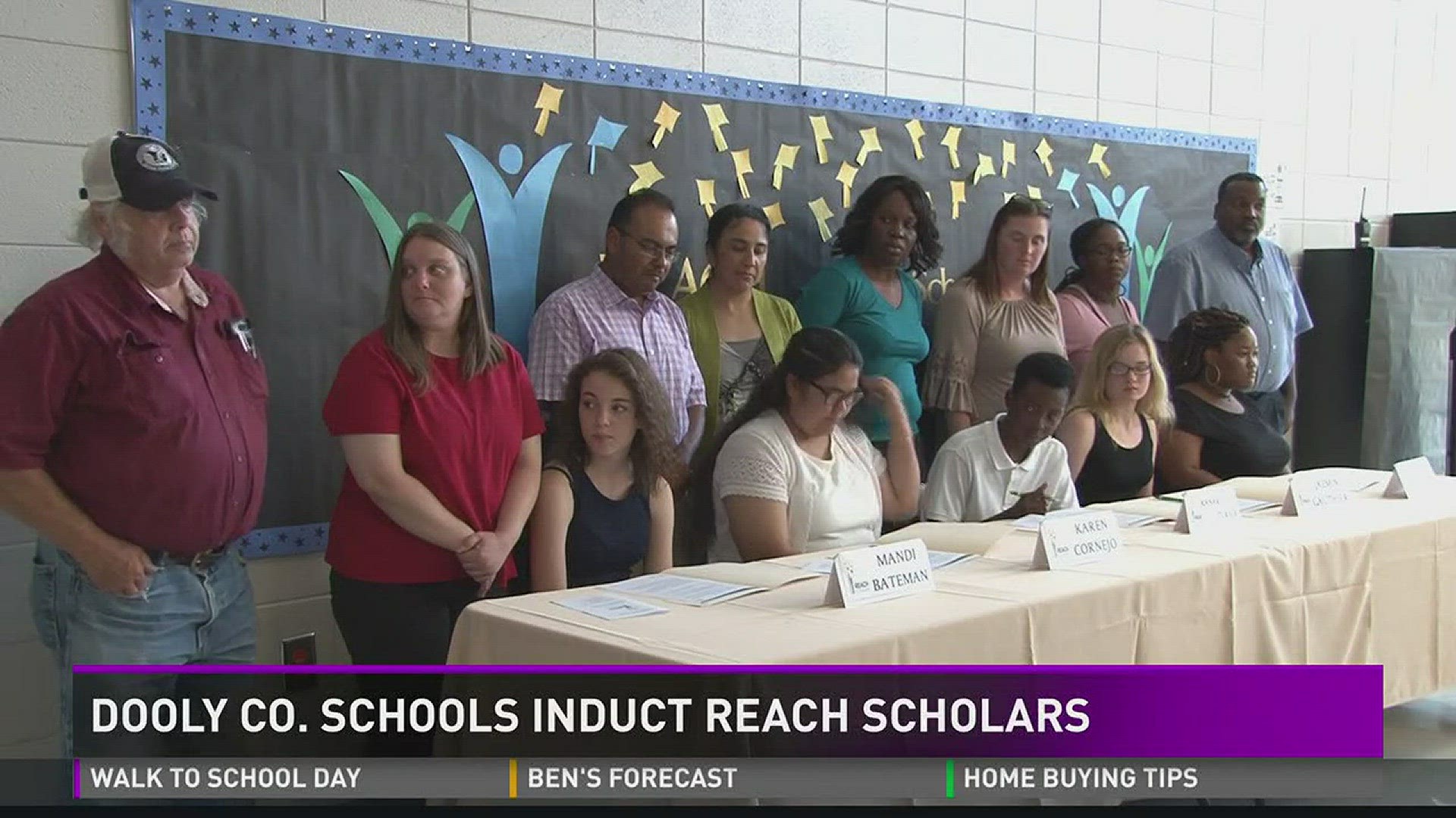 Dooly County Schools induct first REACH Scholars 13wmaz com