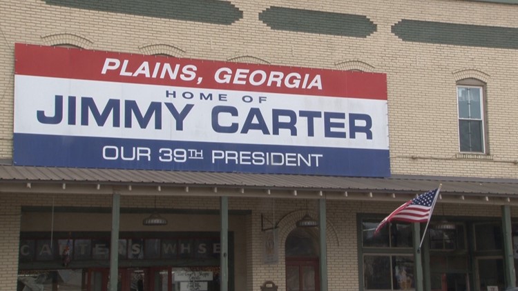 'A Middle Georgia guy who's done good': People visit Plains to reflect on former President Jimmy Carter's legacy