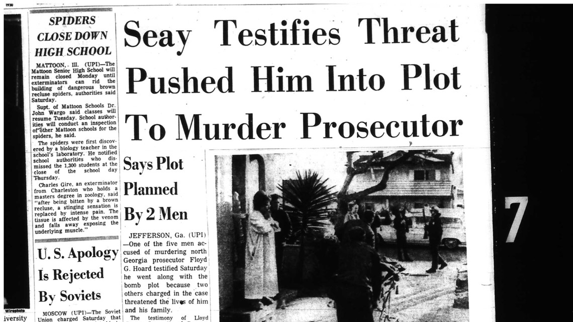 DA Floyd Hoard killed by Dixie Mafia in 1967