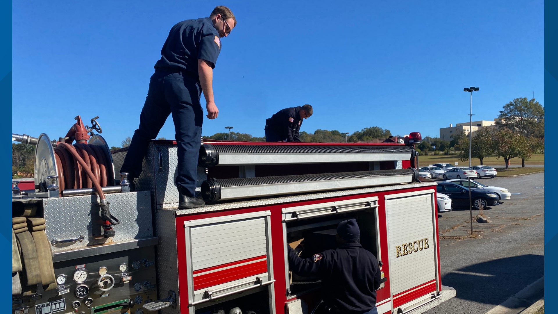 Former NFL Player treats Macon Fire Dept. to a day of shopping