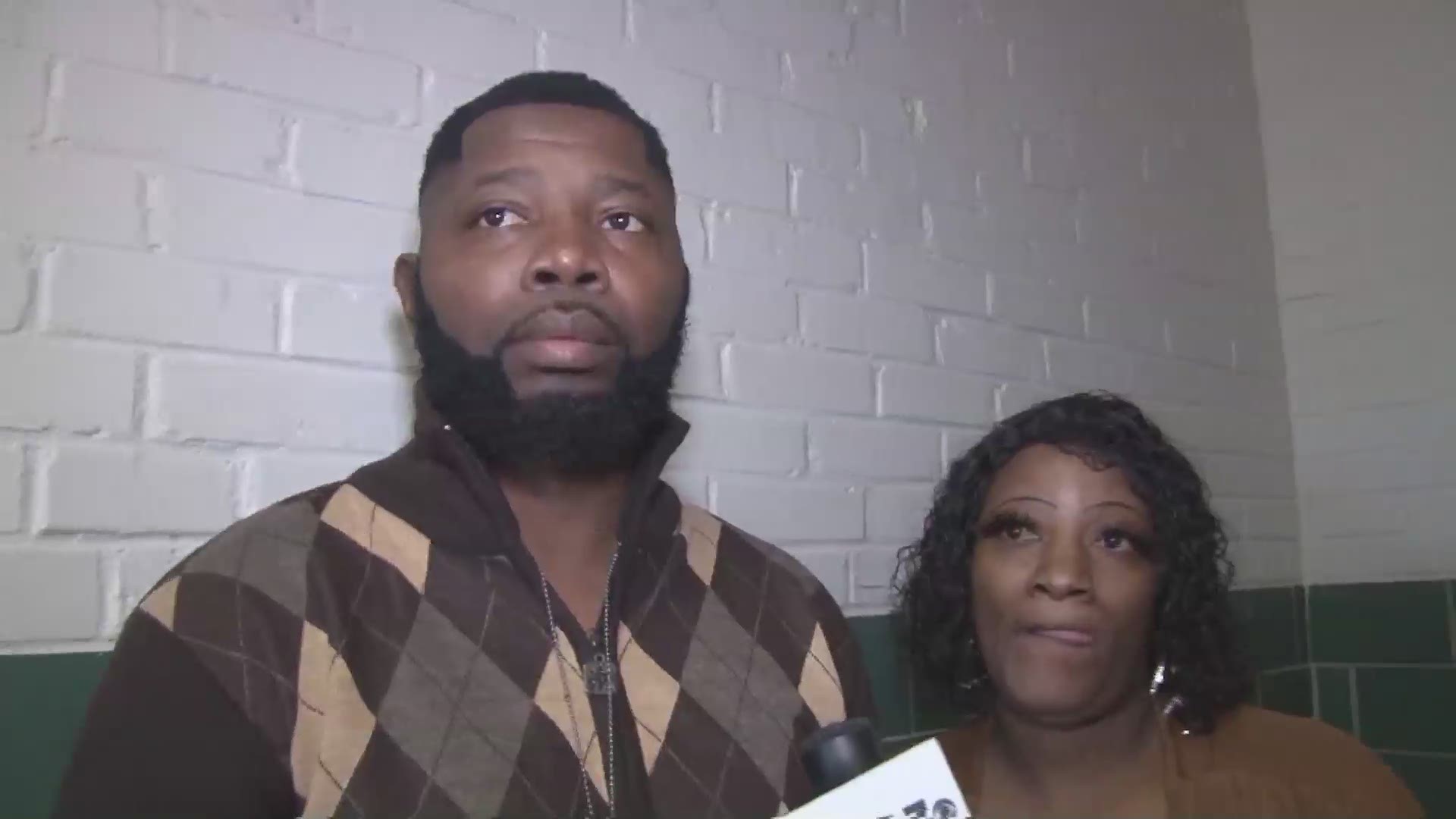 Demarcus Little's father, Andre, declared his son's innocence after a bond hearing on charges that he damaged Anitra Gunn's property days before her disappearance.