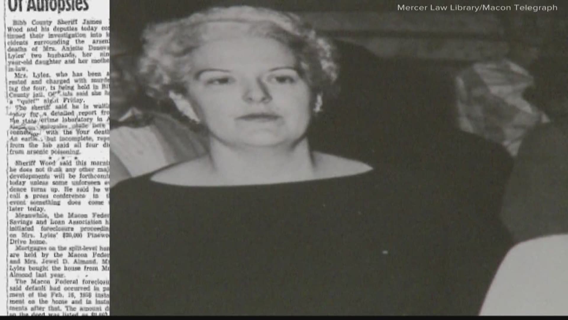 61 years ago, a Bibb County jury convicted Anjette Lyles of poisoning her 9-year-old daughter.