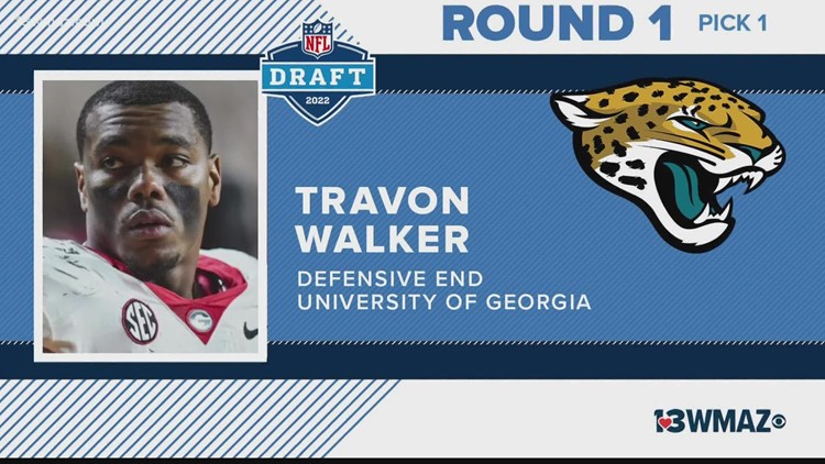 'Definitely what I wanted': UGA star, Thomaston native Travon Walker #1 overall pick in NFL Draft