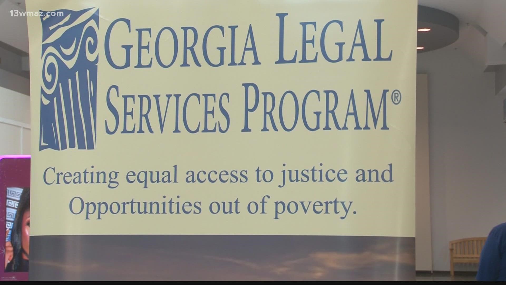 Organizers said they deemed the event necessary after a noticeable increase in evictions in Central Georgia.